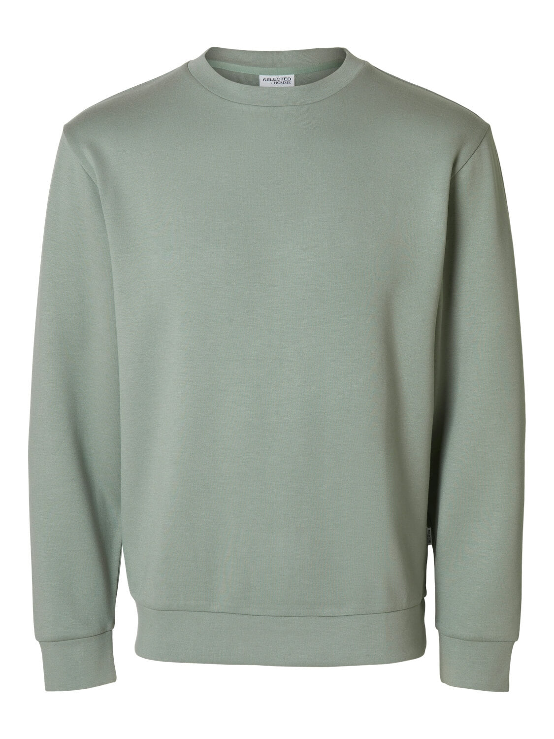 selected-miesten-college-manuel-soft-crew-neck-armeijanvihrea-1
