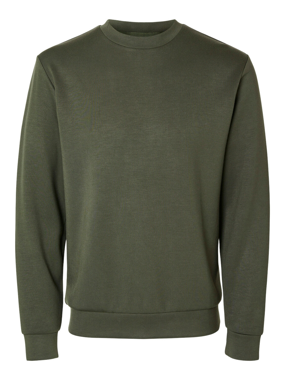 selected-miesten-college-manuel-soft-crew-neck-armeijanvihrea-2