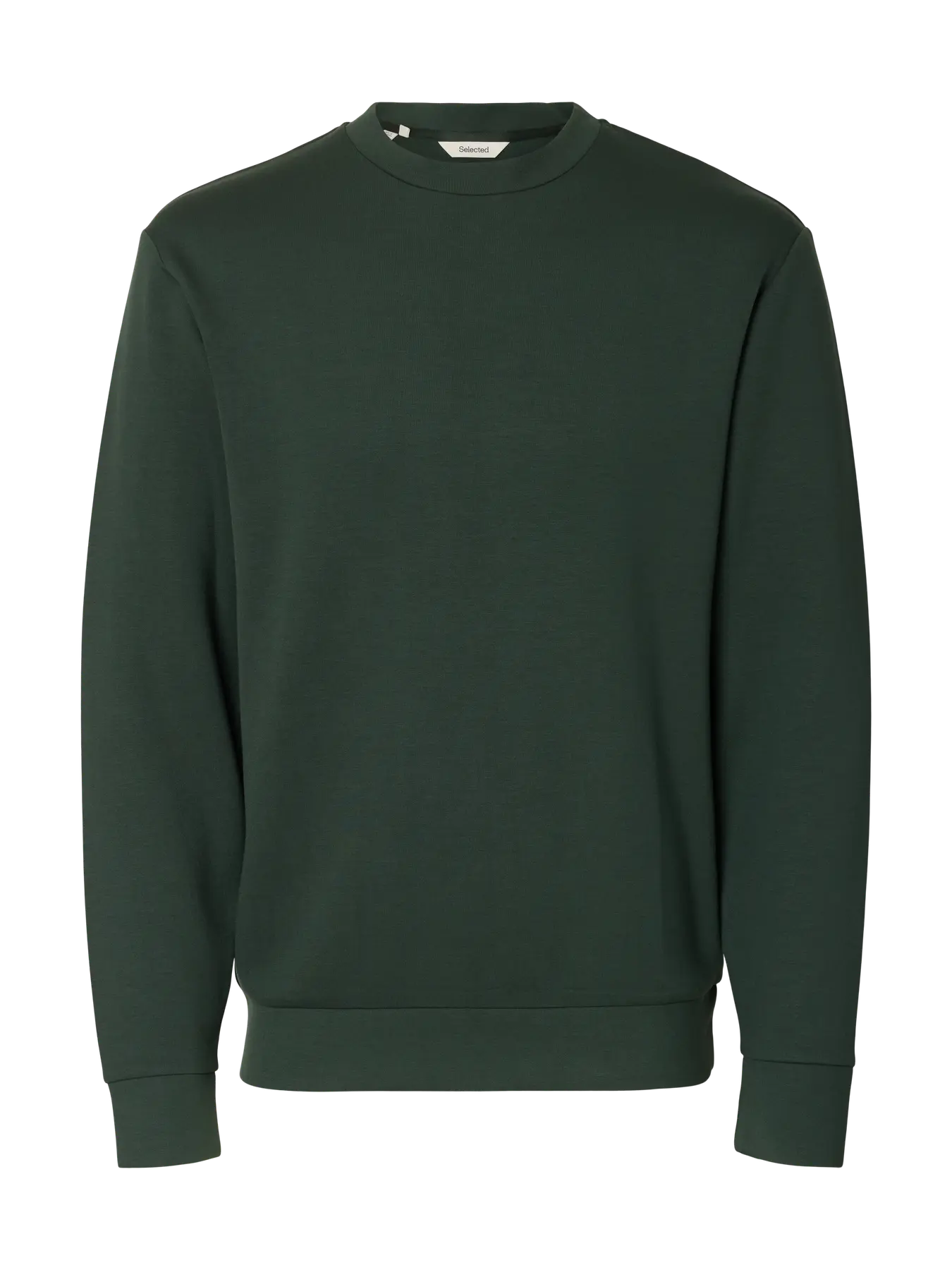 selected-miesten-college-manuel-soft-crew-neck-deep-forest-3