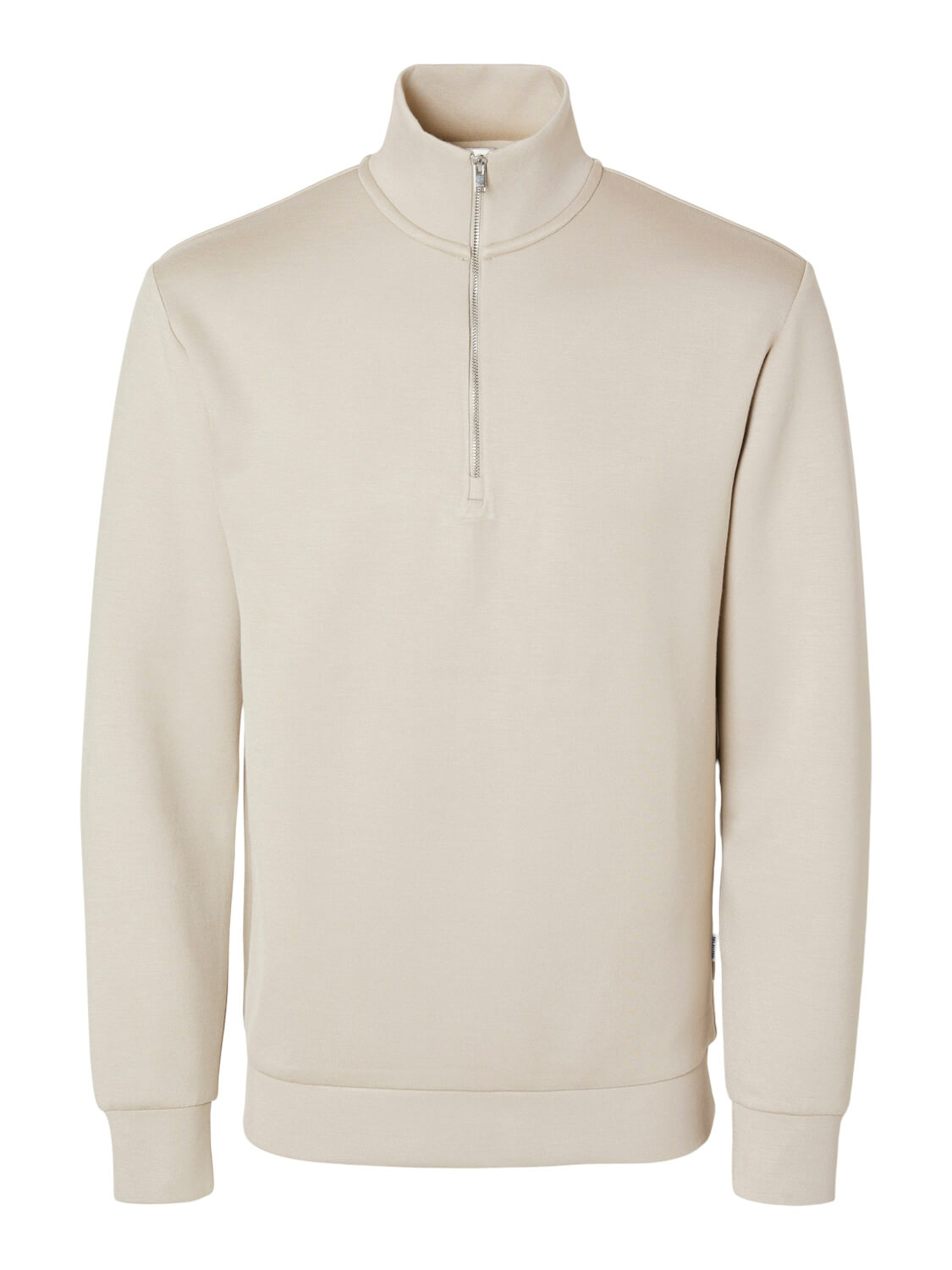 selected-miesten-collegepusero-manuel-soft-zip-high-new-sweat-luonnonvalkoinen-1