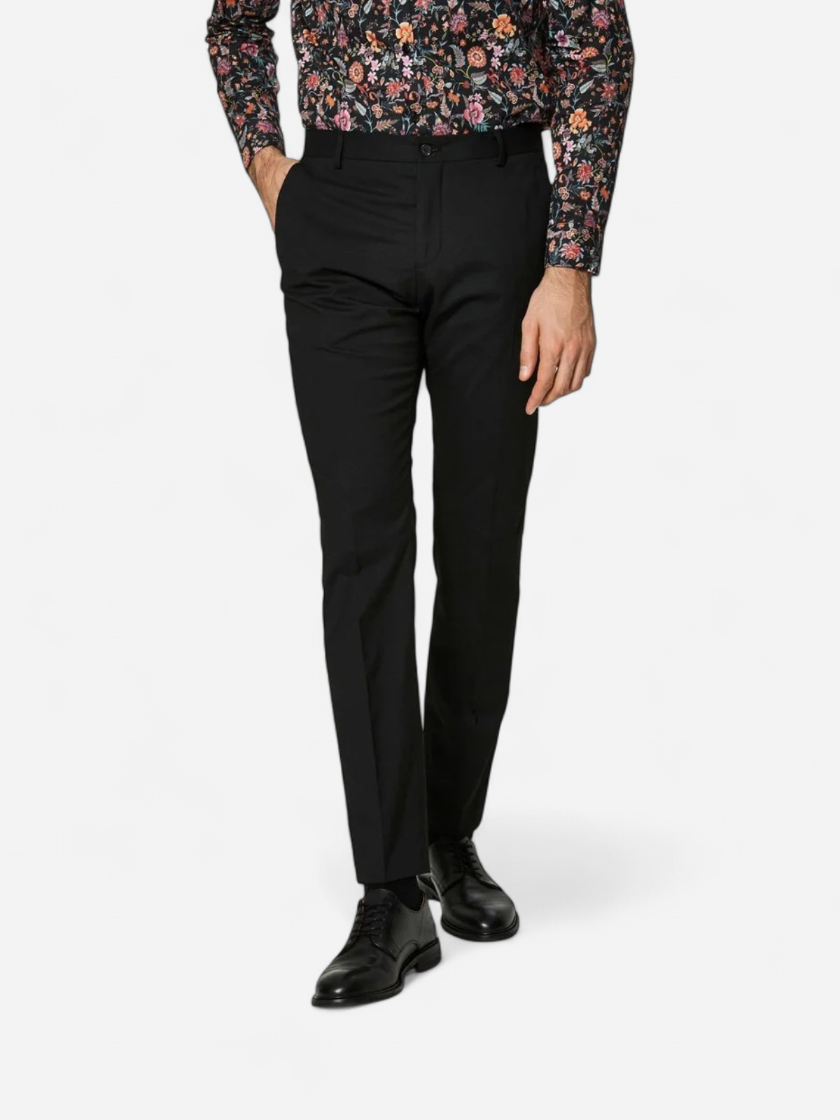 Selected Miesten Housut NEW MYLO LOGAN TROUSER NOS Musta - Kekäle.fi