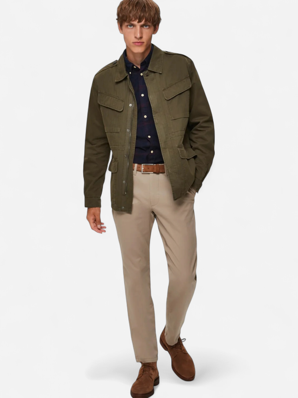 Selected Miesten Housut, Slim Miles Flex NOS Beige - Kekäle.fi