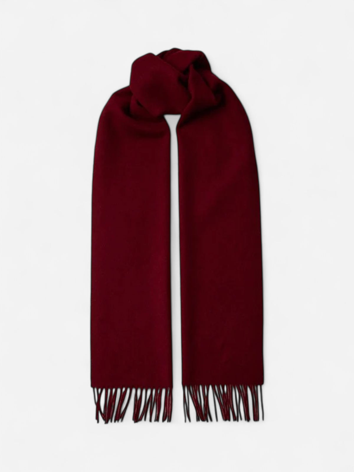 Selected miesten huivi Tope Wool Scarf, Tawny Port - Kekäle.fi