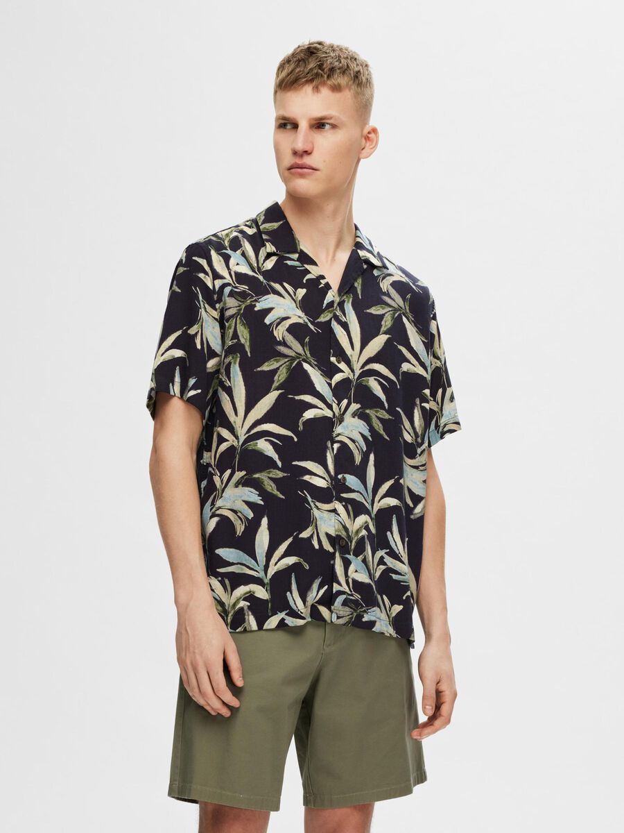 selected-miesten-kauluspaita-regnoa-ss-resort-sininen-kuosi-1