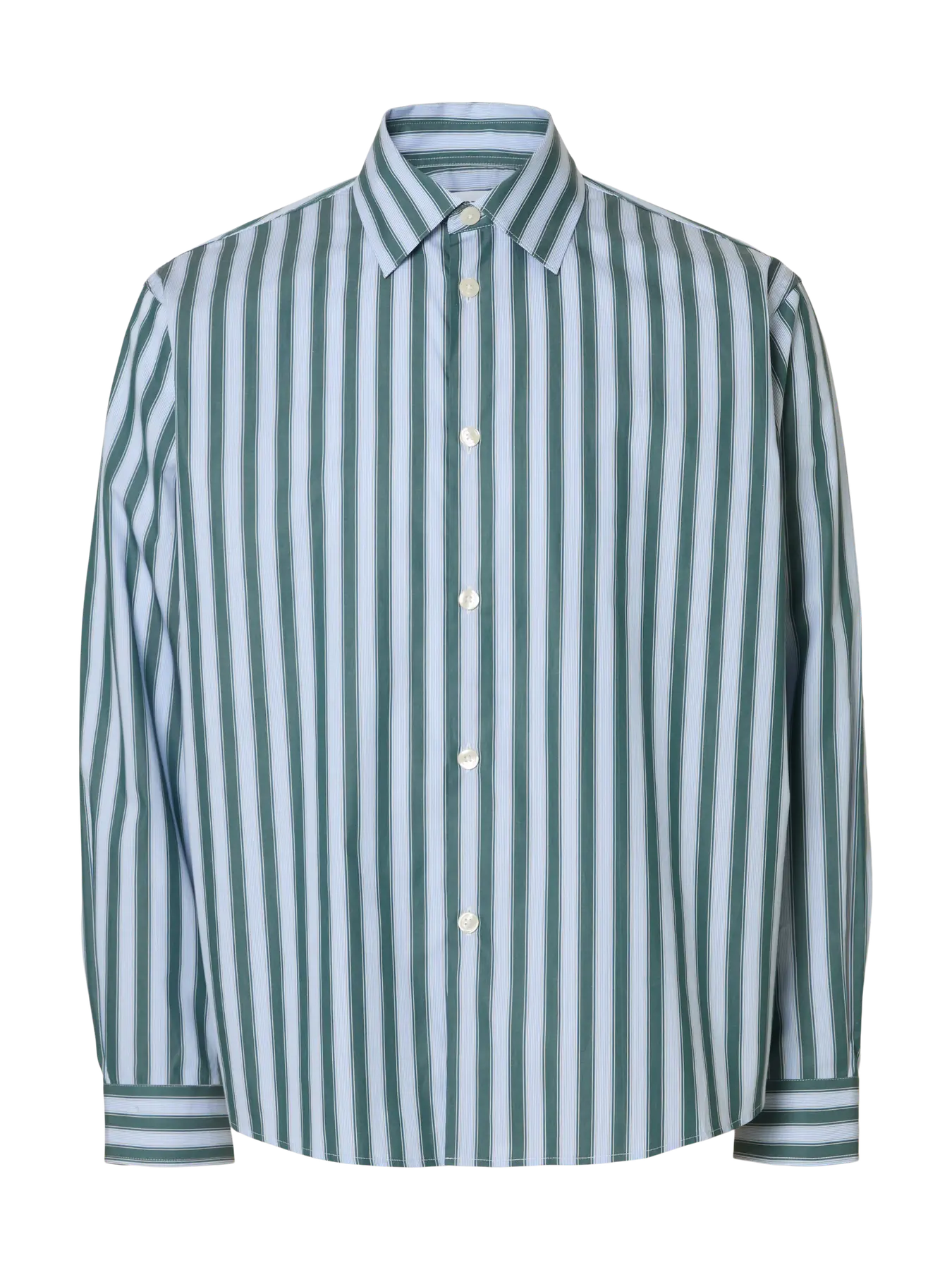 selected-miesten-kauluspaita-slhrlxhenric-stripe-ls-shirt-dark-green-multi-stripes-3