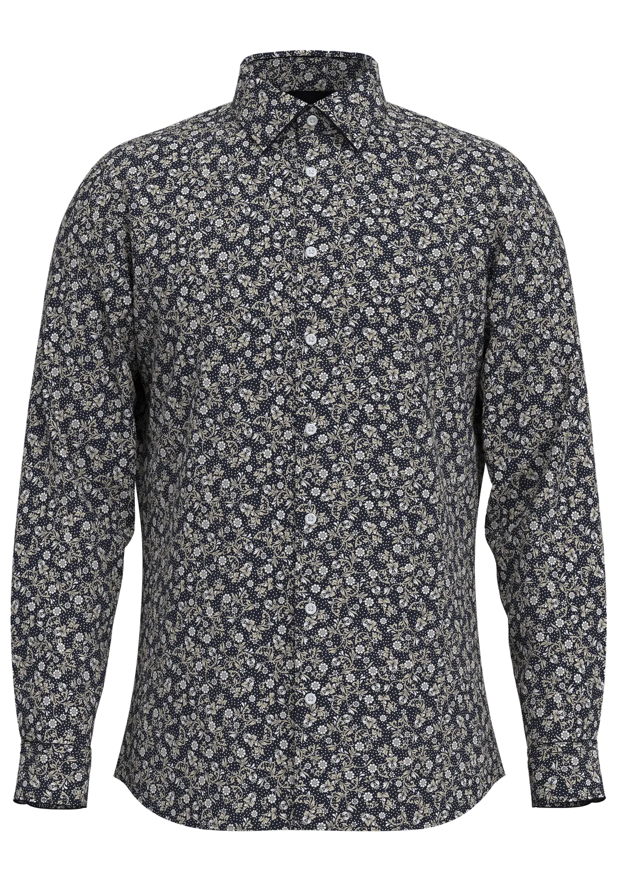selected-miesten-kauluspaita-slim-performance-aop-shirt-sky-captain-blue-floral-1