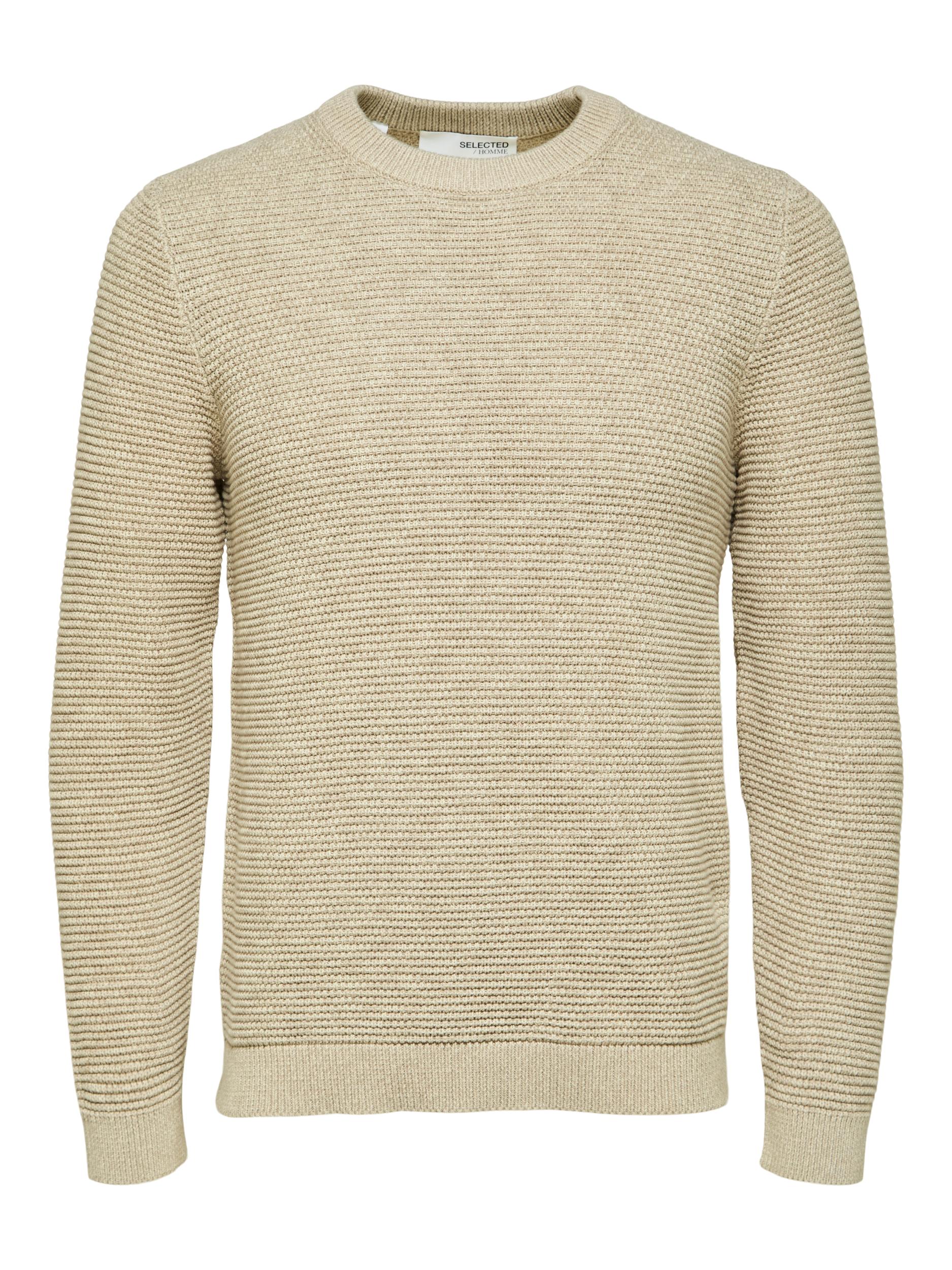 selected-miesten-neule-vince-bubble-crew-vaalea-beige-1