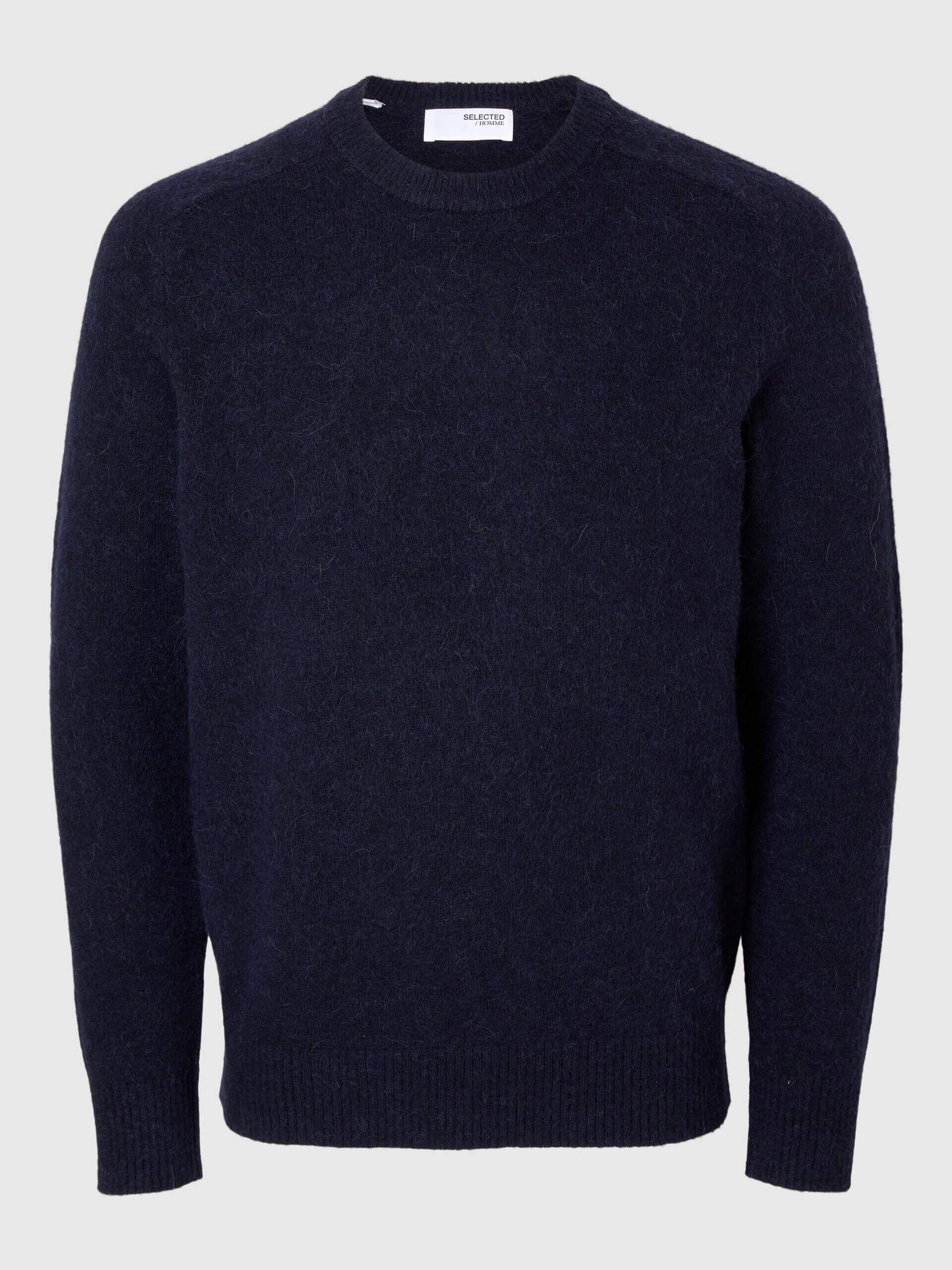 selected-miesten-neulepusero-rai-ls-knit-crewneck-tummansininen-3