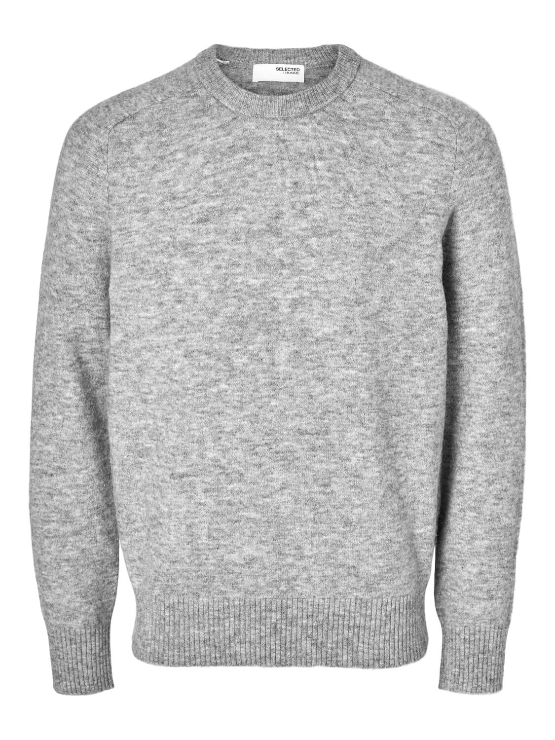 selected-miesten-neulepusero-rai-ls-knit-crewneck-vaaleanharmaa-3