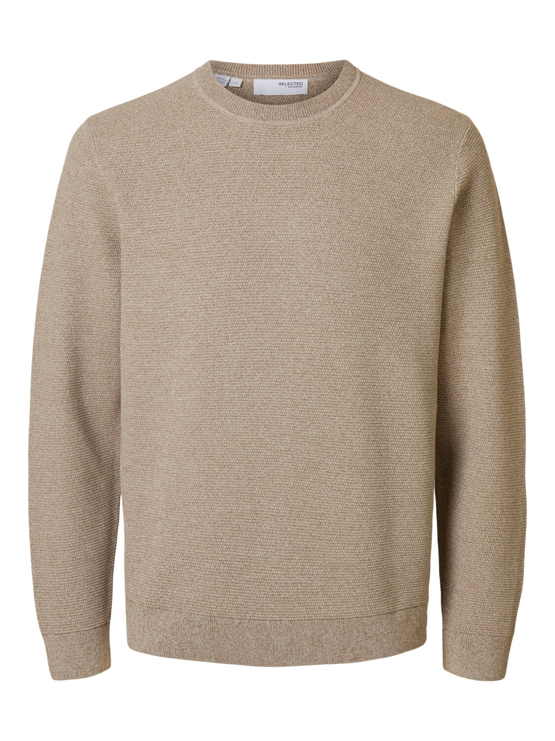 selected-miesten-neulepusero-ross-ls-knit-structure-nos-organic-cotto-beige-1