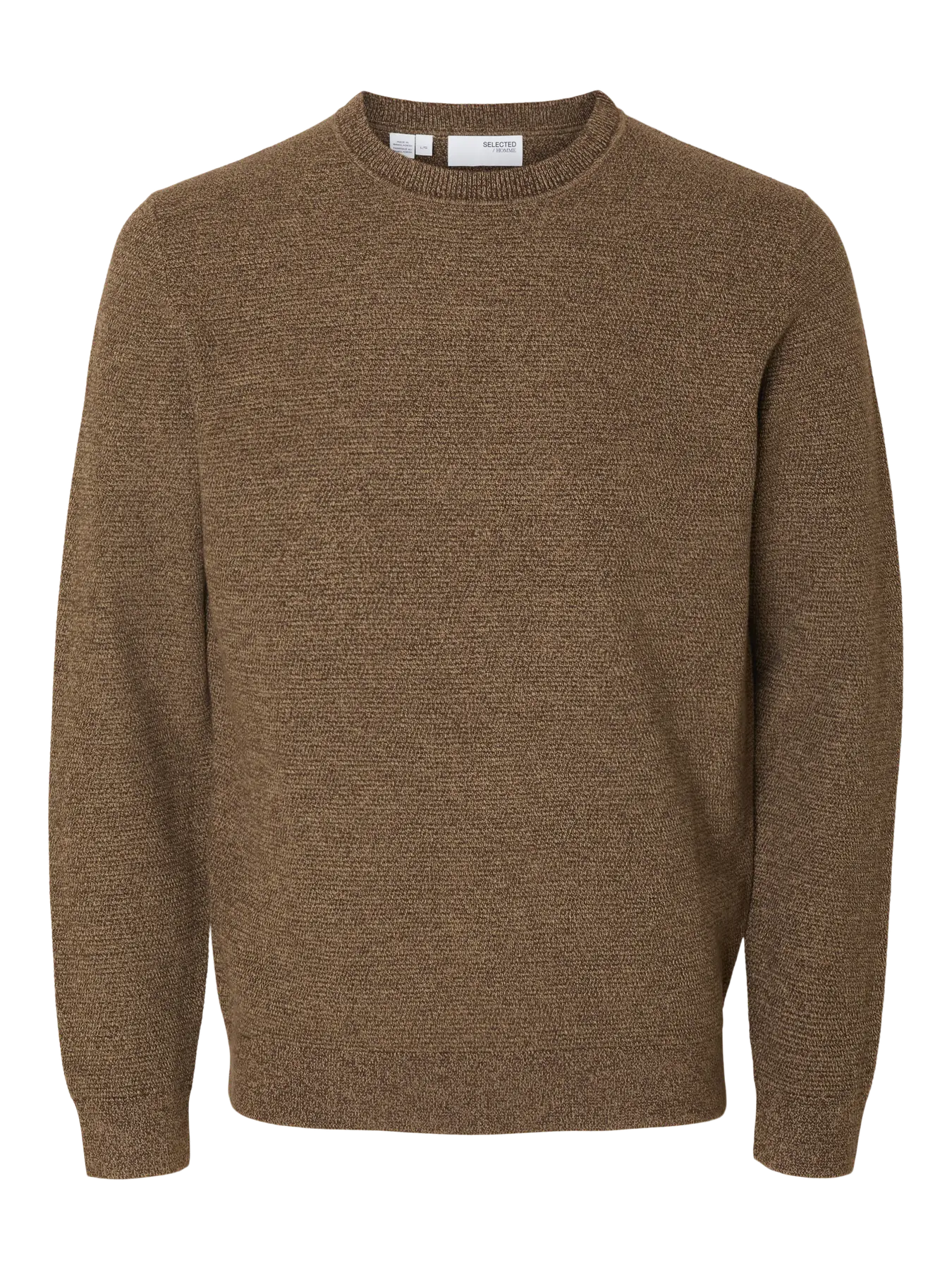 selected-miesten-neulepusero-ross-ls-knit-structure-nos-organic-cotto-demitasse-melange-3