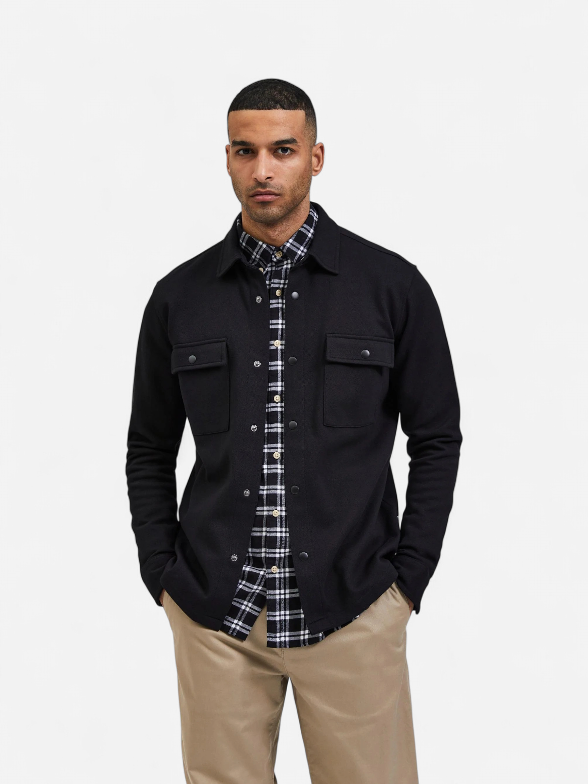 Selected Miesten Paitatakki Jackie Sweat Jacket Black - Kekäle.fi