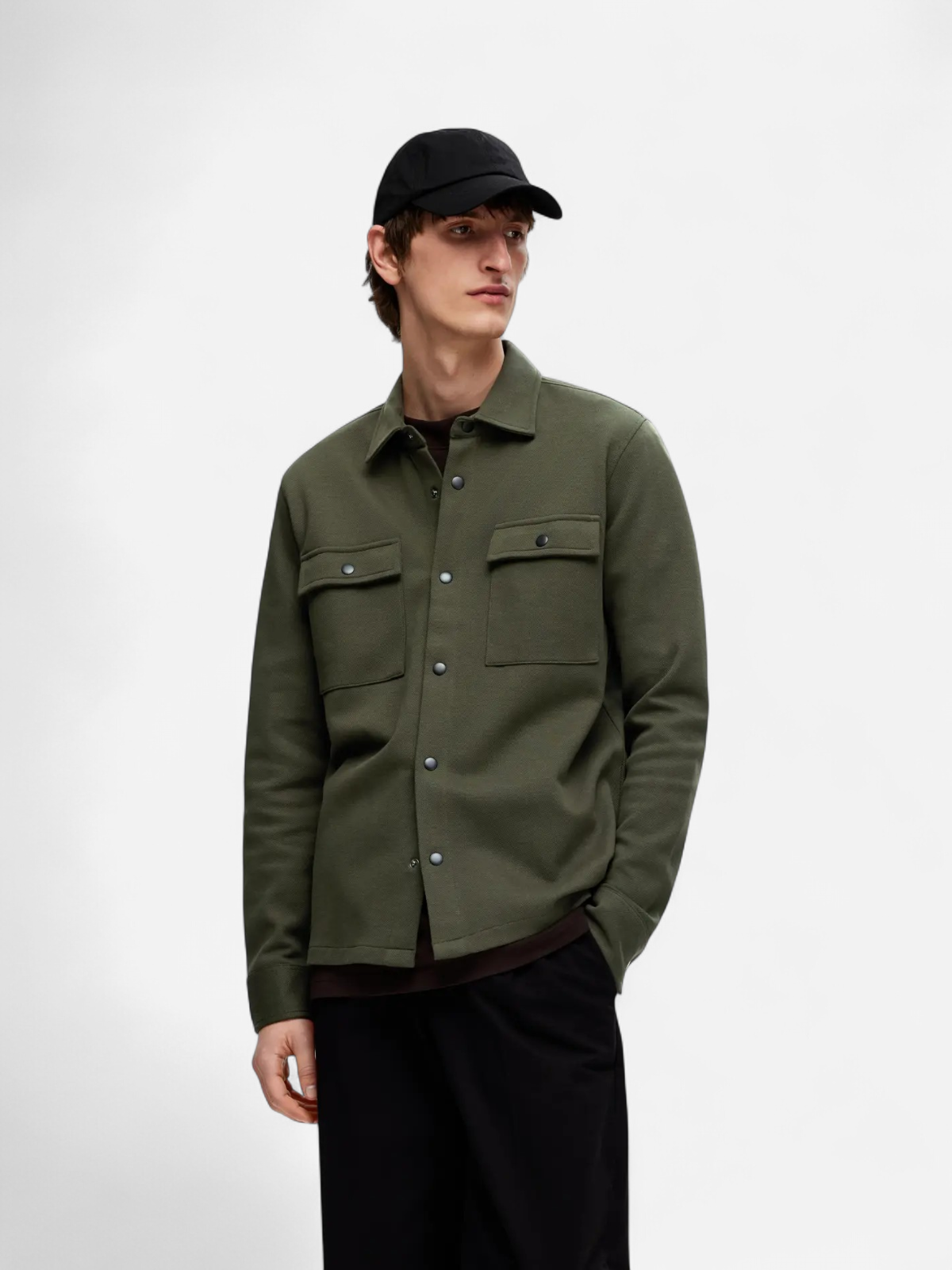 Selected Miesten Paitatakki Jackie Sweat Jacket Forest Night - Kekäle.fi