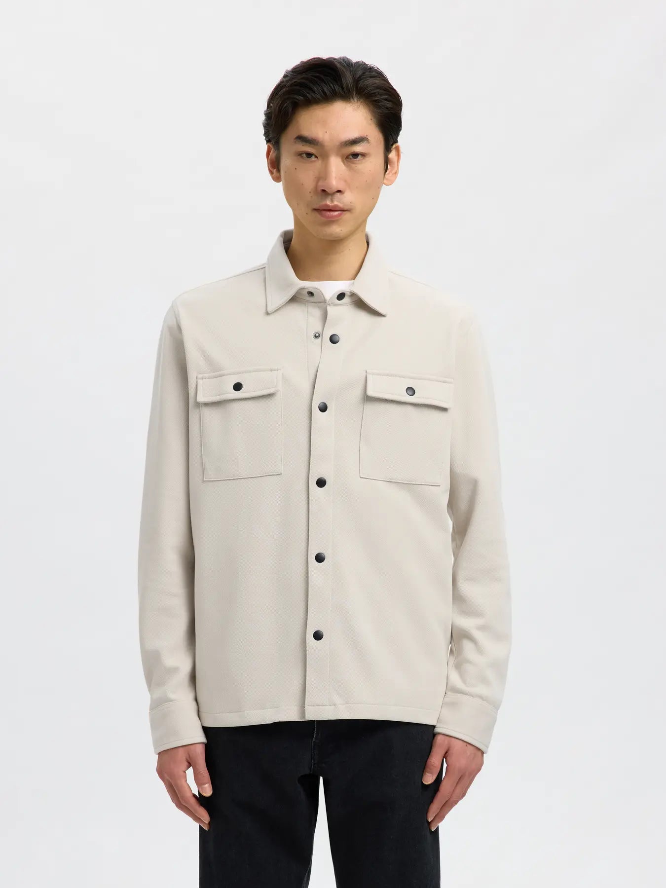 selected-miesten-paitatakki-jackie-sweat-jacket-oatmeal-1