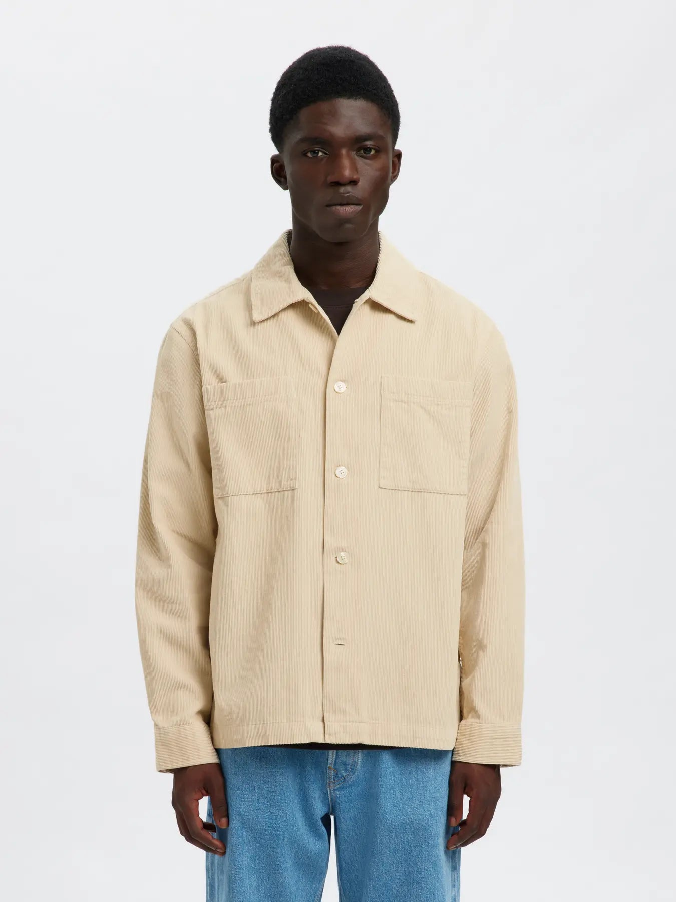 selected-miesten-paitatakki-slhregtate-cord-overshirt-oatmeal-1