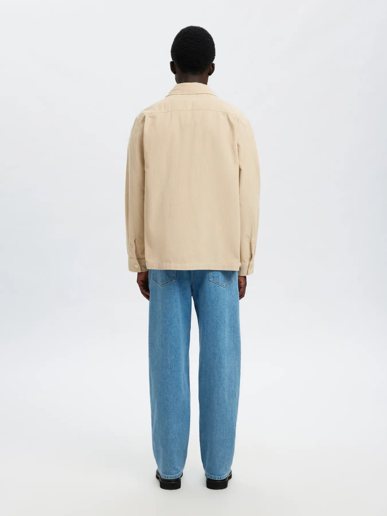 selected-miesten-paitatakki-slhregtate-cord-overshirt-oatmeal-2
