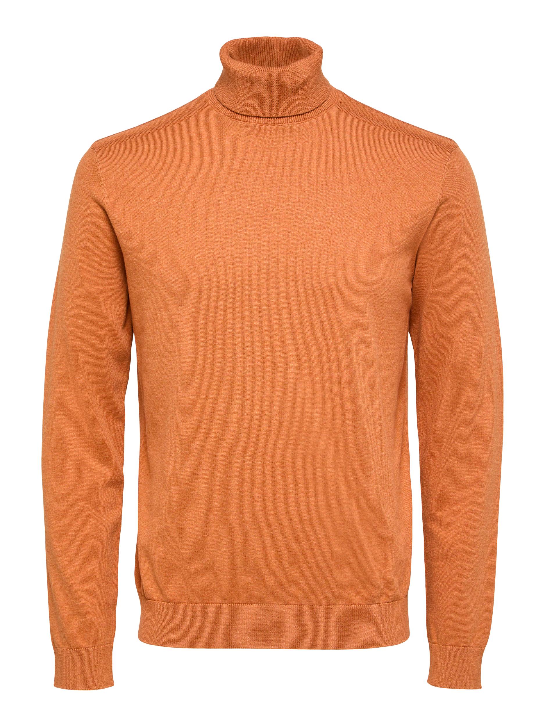 selected-miesten-pooloneule-berg-roll-neck-oranssi-3