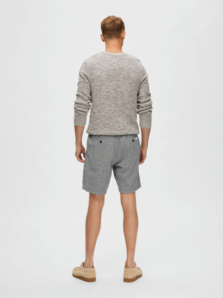 selected-miesten-shortsit-comfort-brody-linen-shorts-sininen-kuosi-2