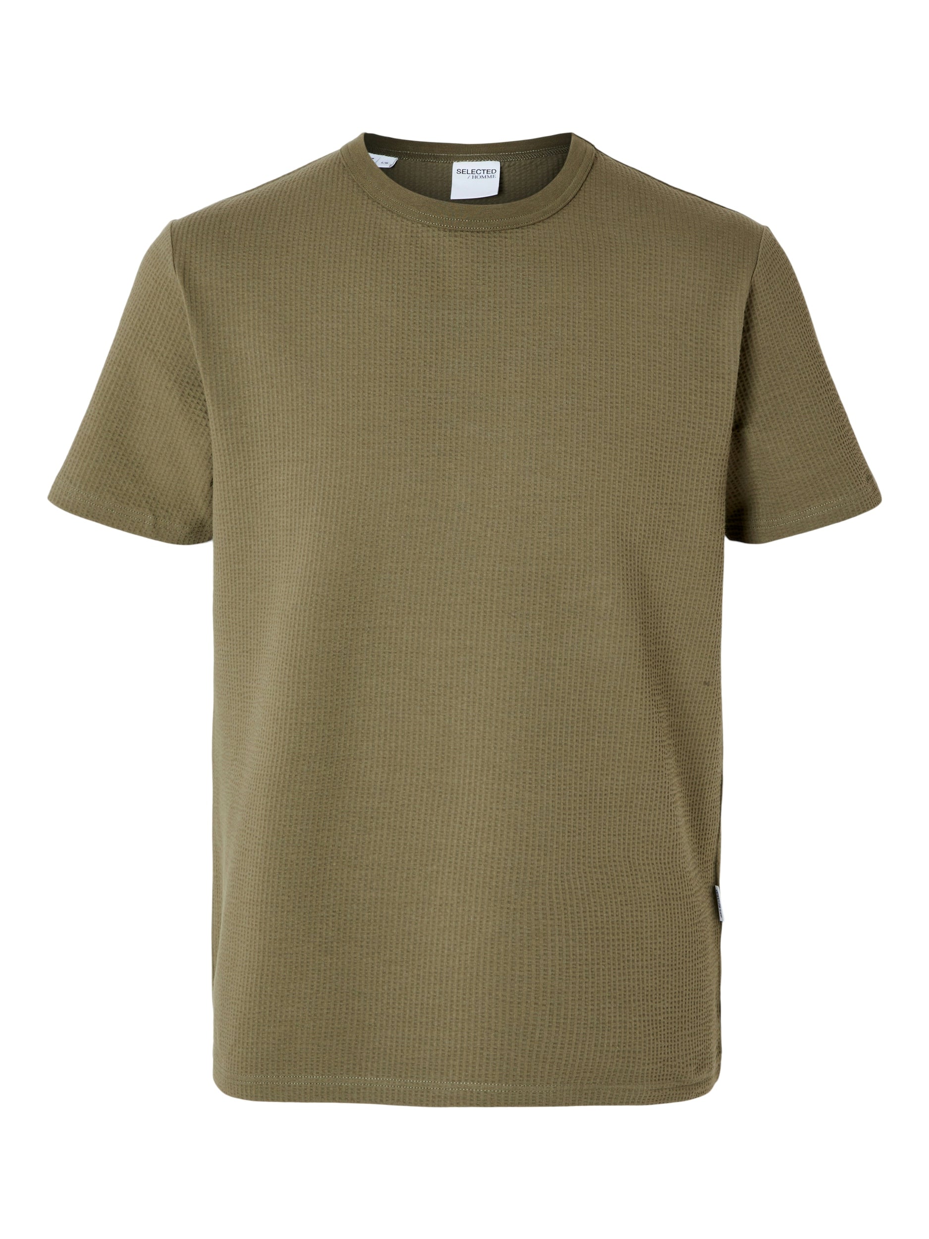 selected-miesten-t-paita-sander-seersucker-ss-o-neck-armeijanvihrea-3