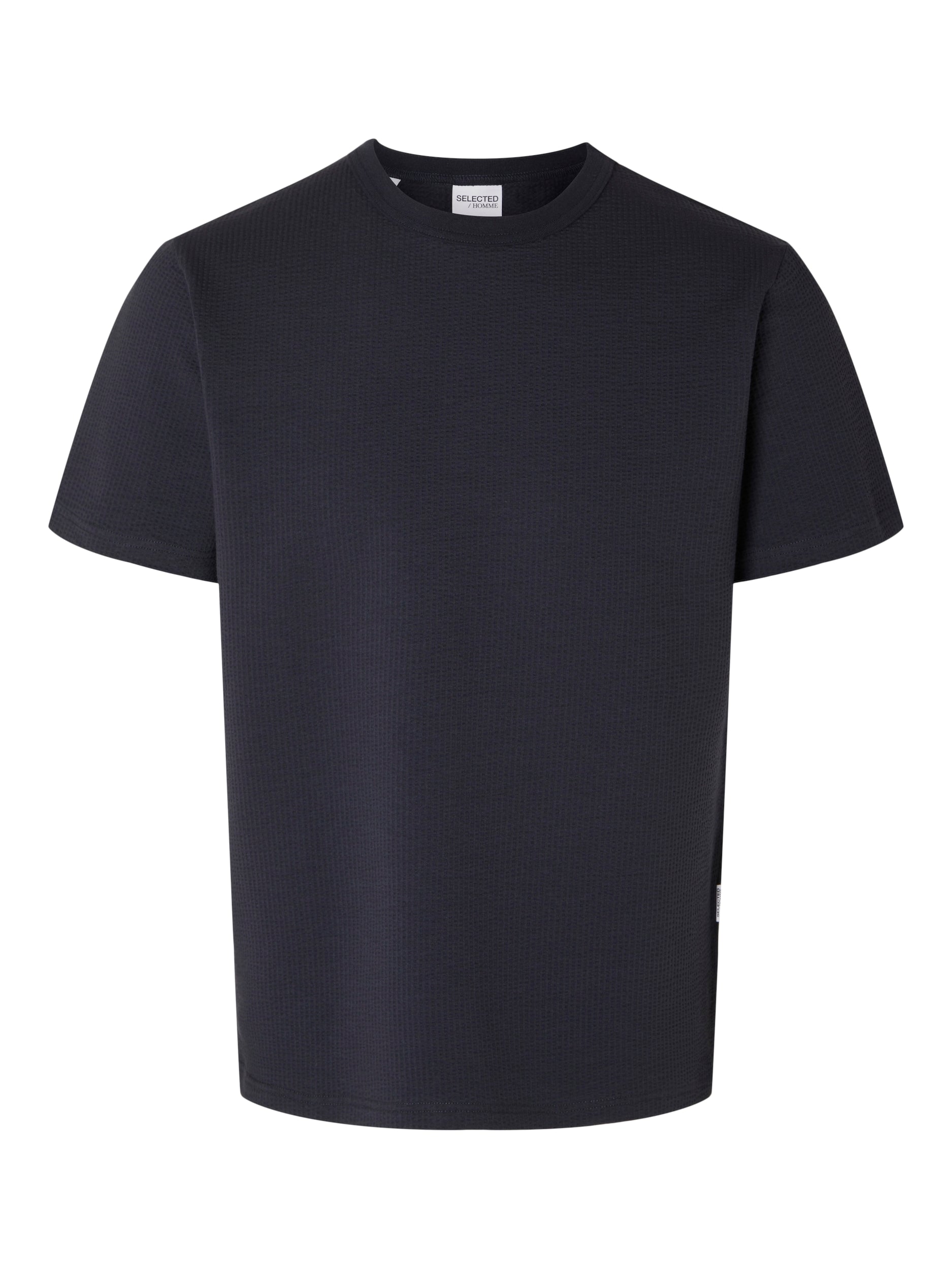 selected-miesten-t-paita-sander-seersucker-ss-o-neck-tummansininen-3
