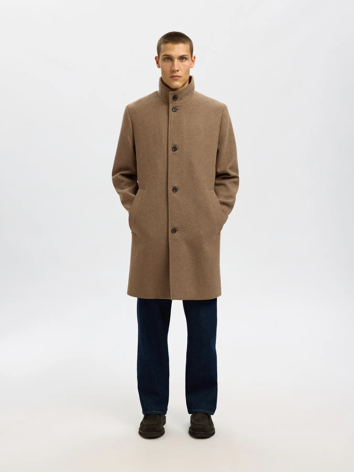 selected-miesten-villakangastakki-slhrainar-wool-blend-coat-fallen-rock-1