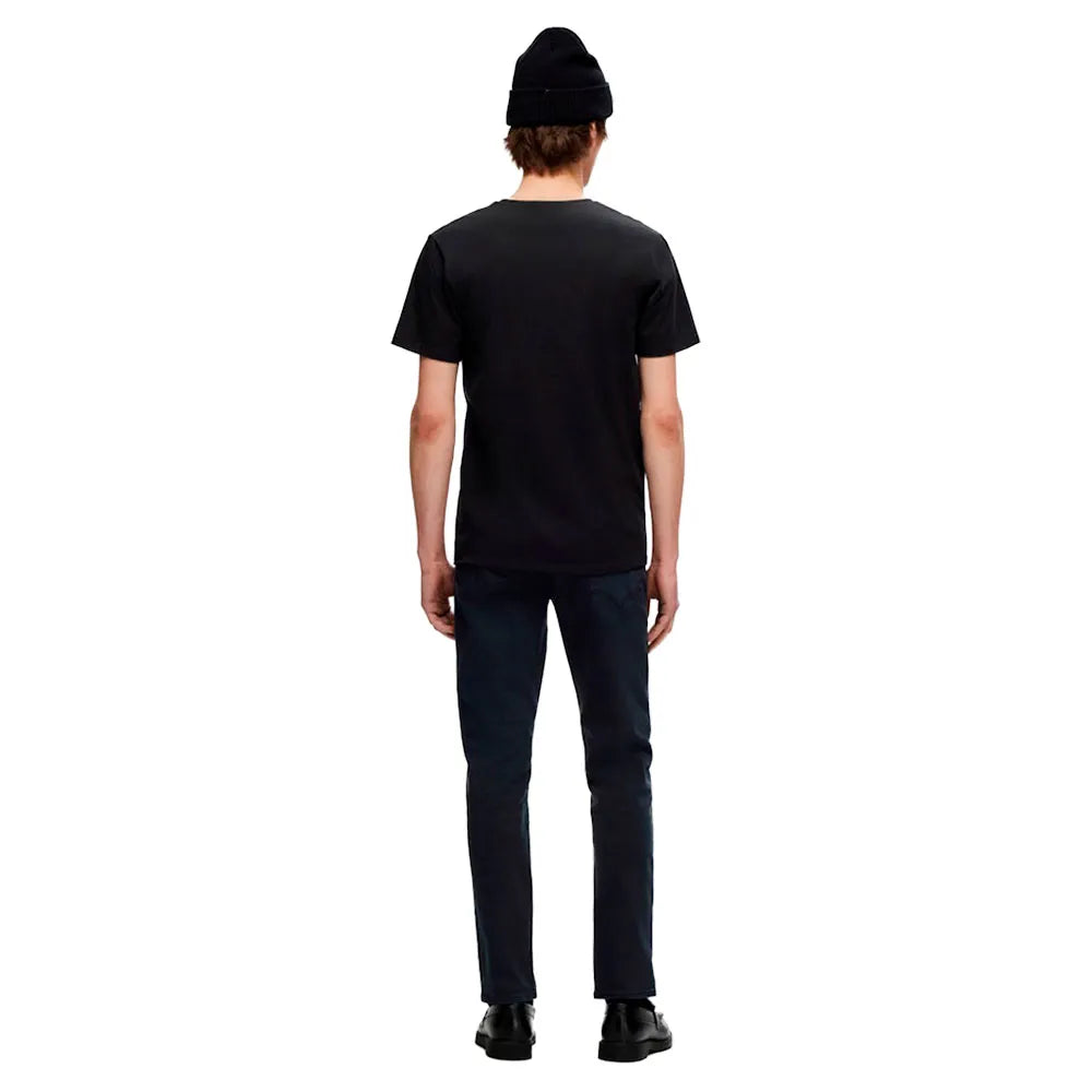Selected miesten t-paita, ROLAND SS O-NECK Black