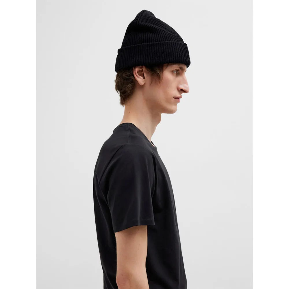 Selected miesten t-paita, ROLAND SS O-NECK Black