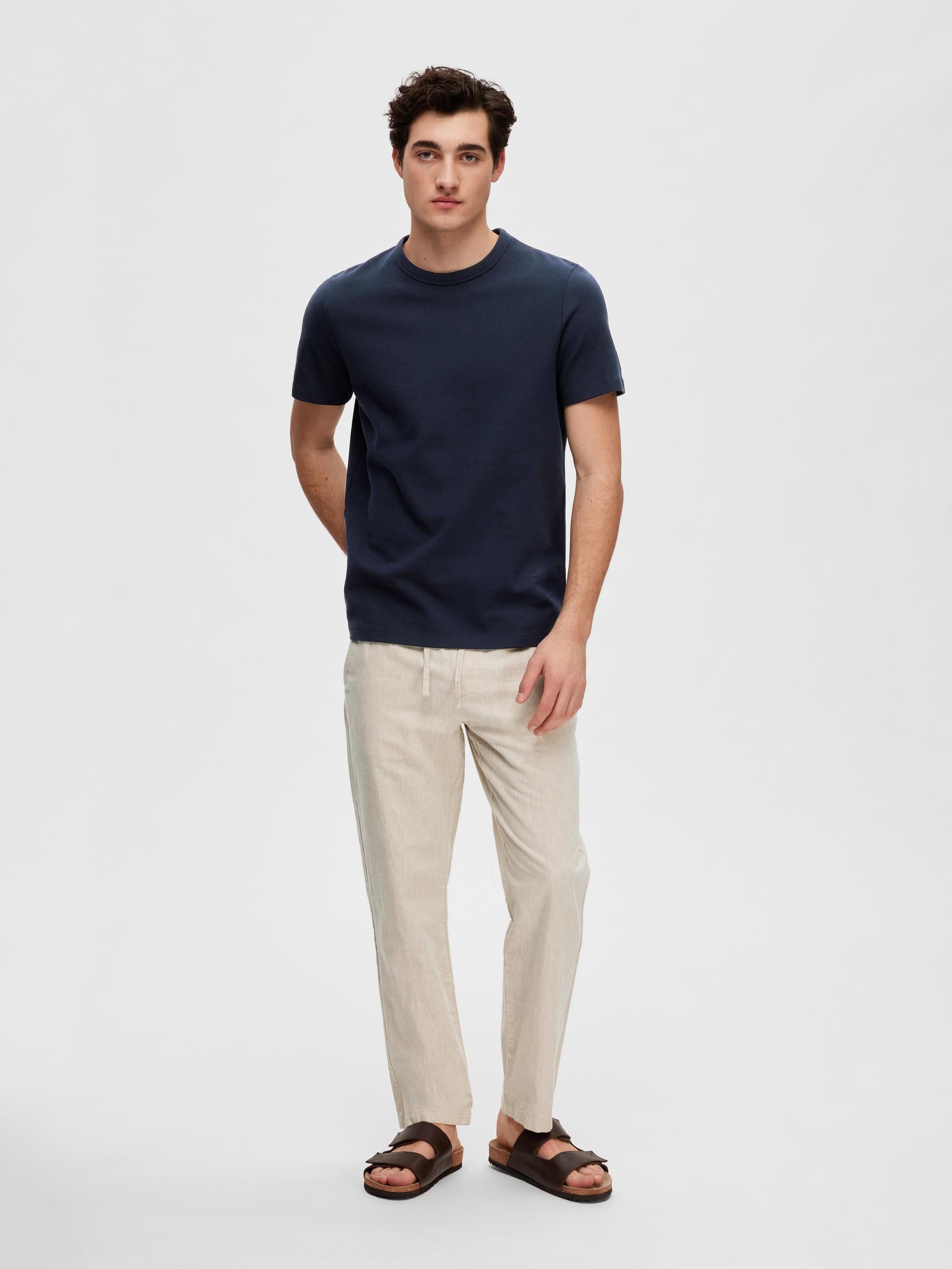 selected-t-paita-joseph-pique-ss-o-neck-tummansininen-4