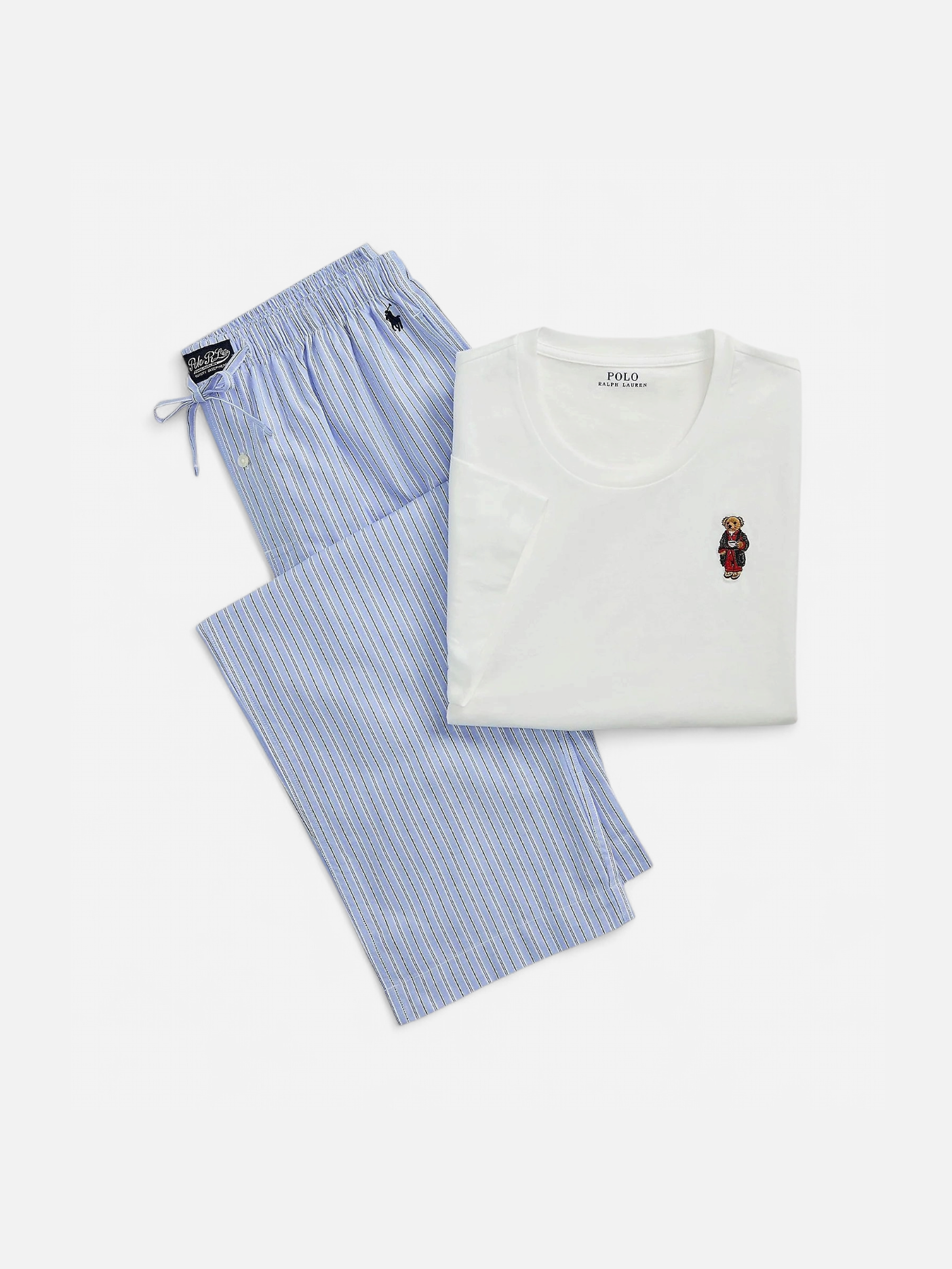 Polo Ralph Lauren miesten pyjama SHORT SLEEP PYJAMA SLEEP SET BEAR, sininen - Kekäle.fi