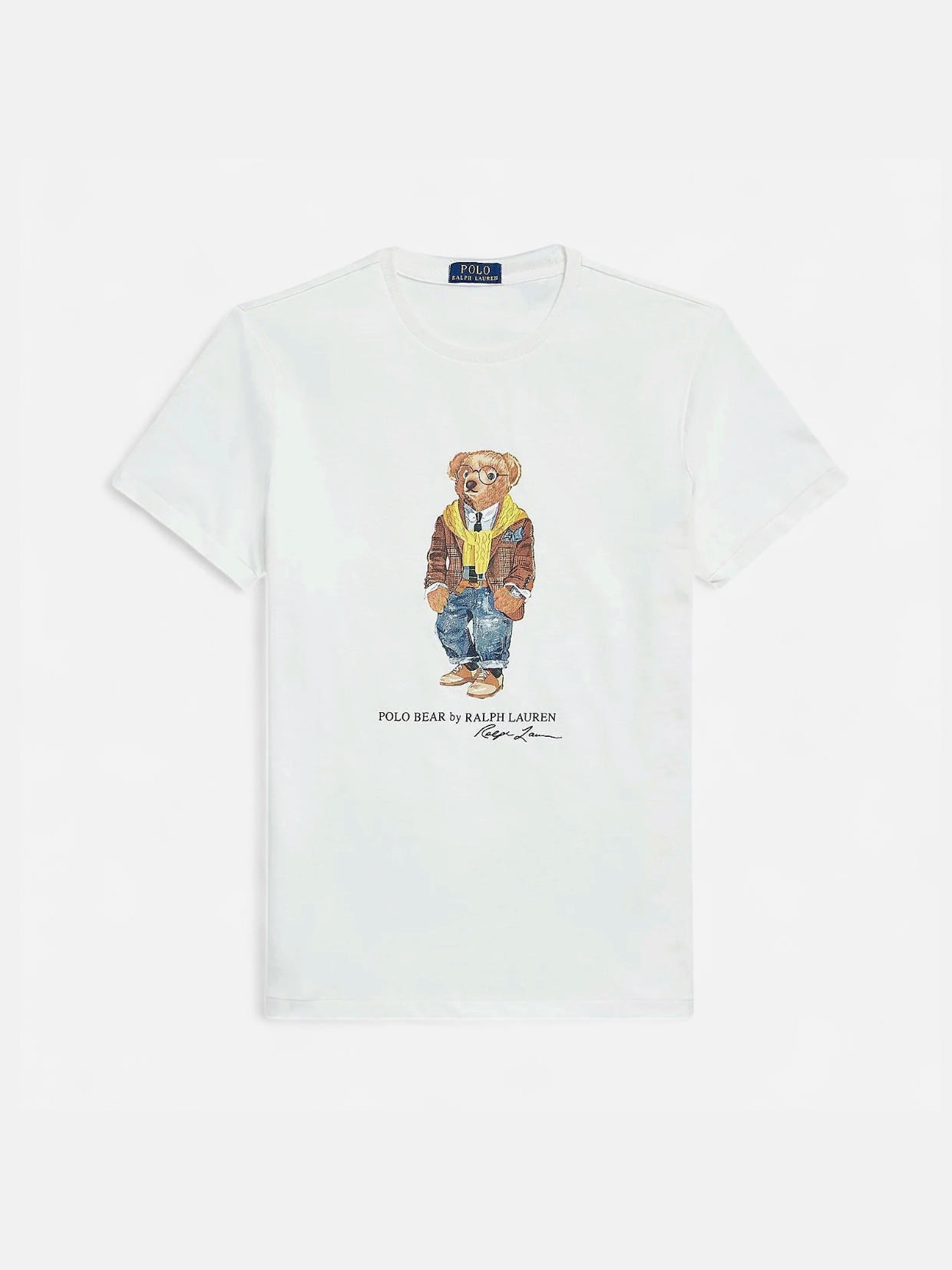 Polo Ralph Lauren miesten t-paita Short Sleeve Polo Bear t-shirt, valkoinen - Kekäle.fi