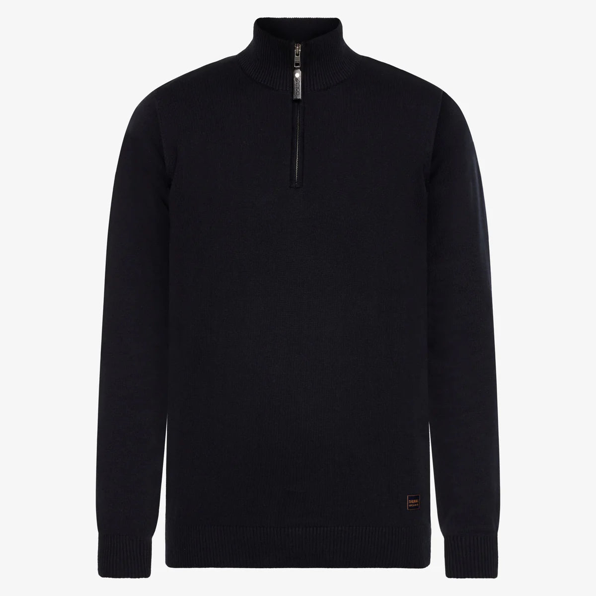 signal-miesten-neulepusero-klaus-half-zip-tummansininen-1
