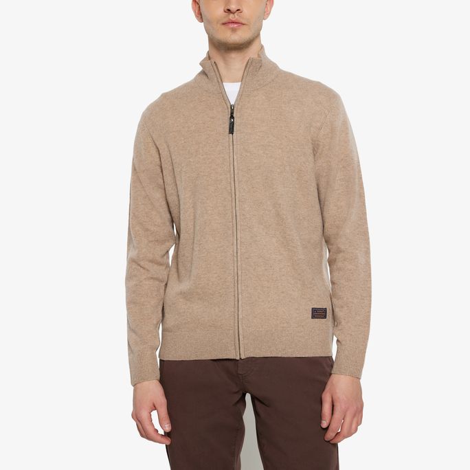 signal-miesten-neuletakki-ruis-zip-cardigan-lambswool-beige-1
