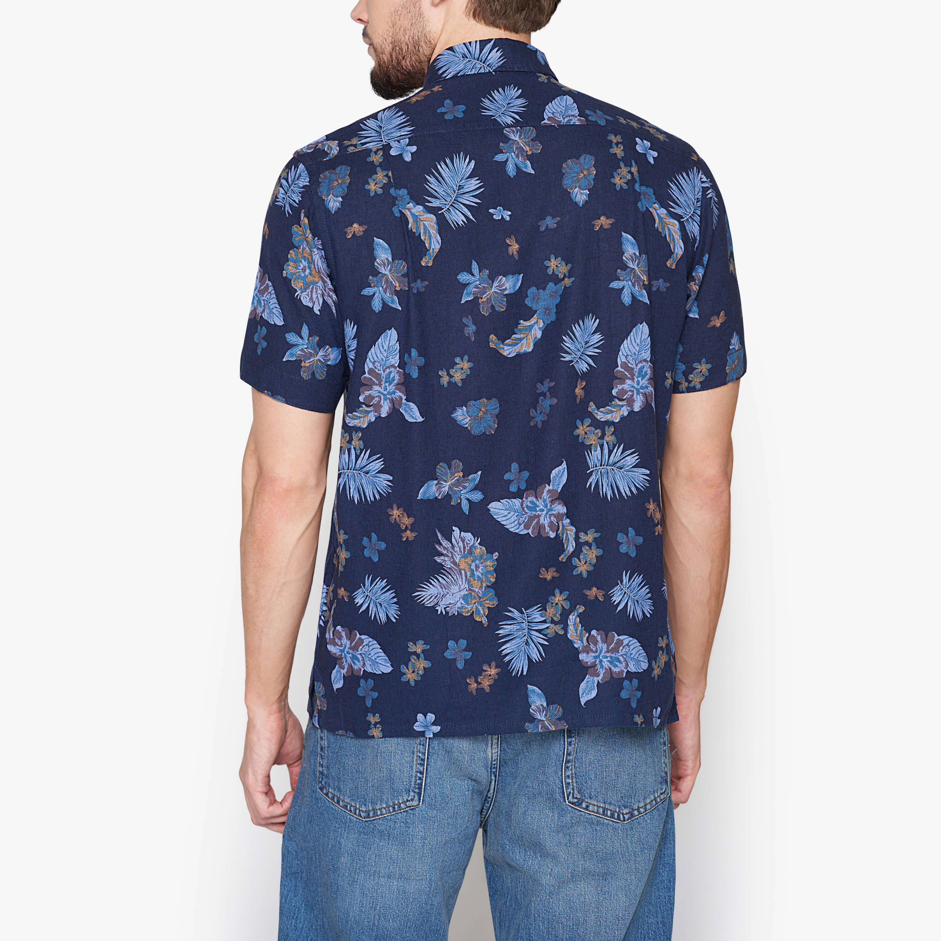 signal-miesten-pikeepaita-tramp-print-cotton-linen-sininen-kuosi-2
