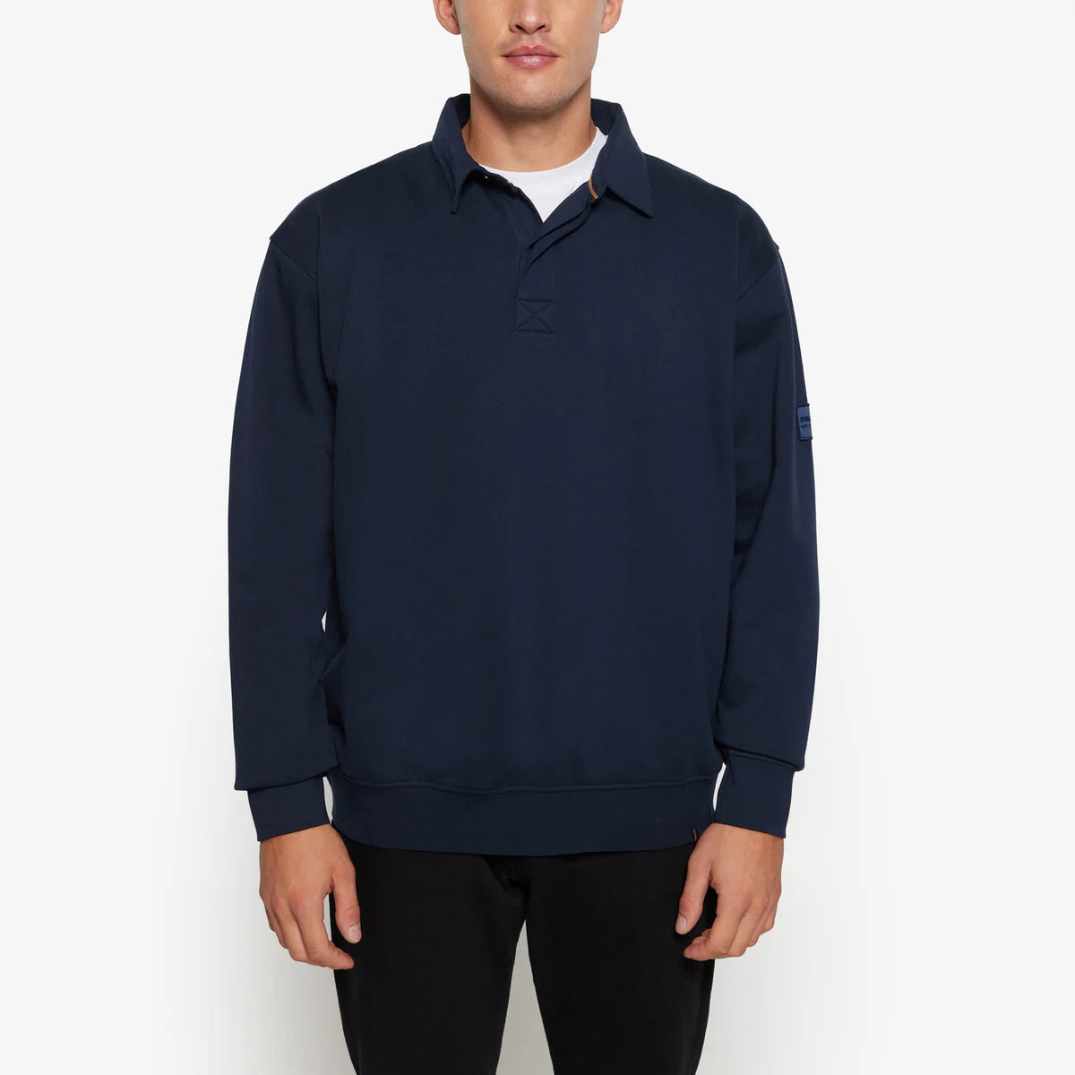 signal-miesten-pitkahihainen-sweat-polo-tummansininen-3