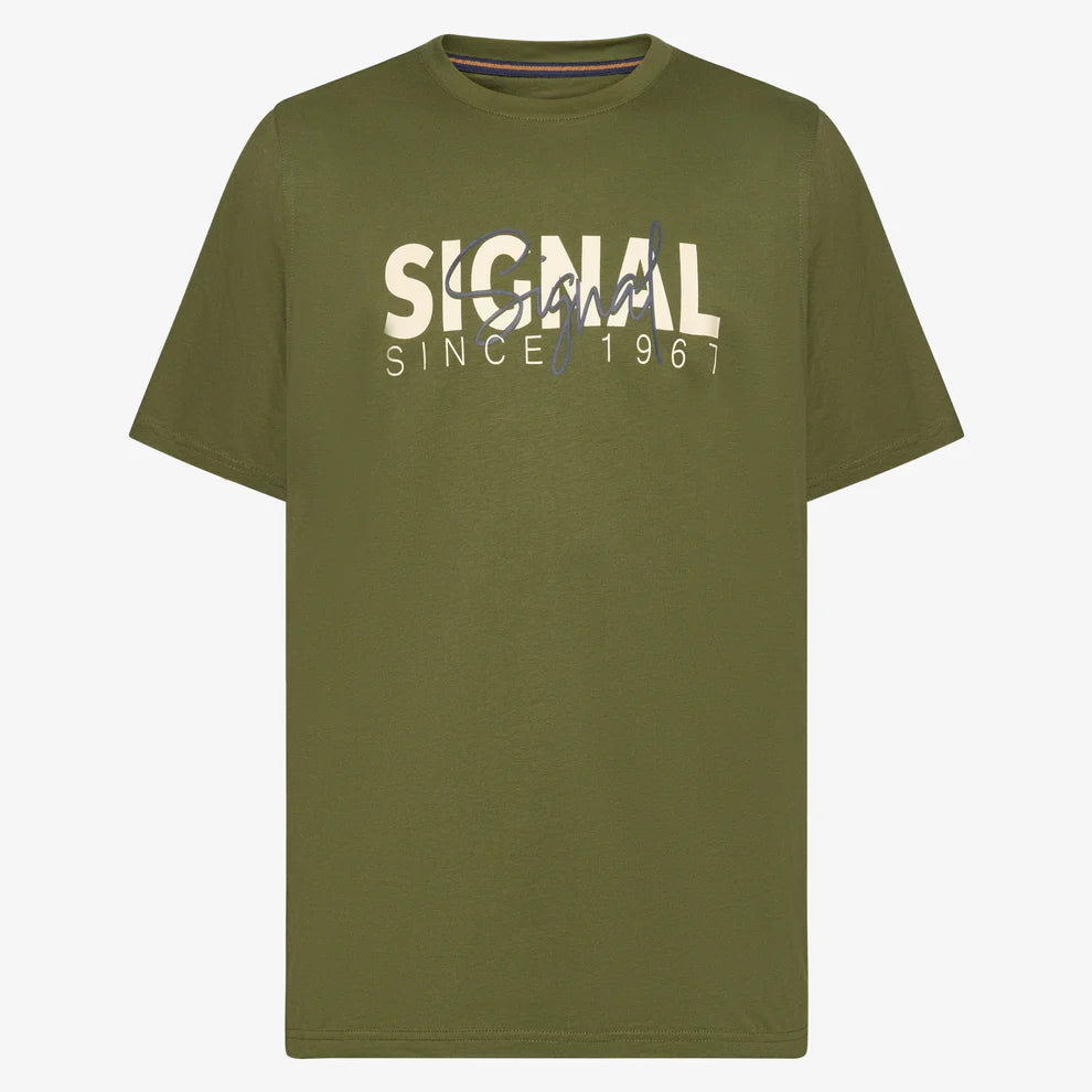 signal-miesten-t-paita-owen-print-tee-armeijanvihrea-1