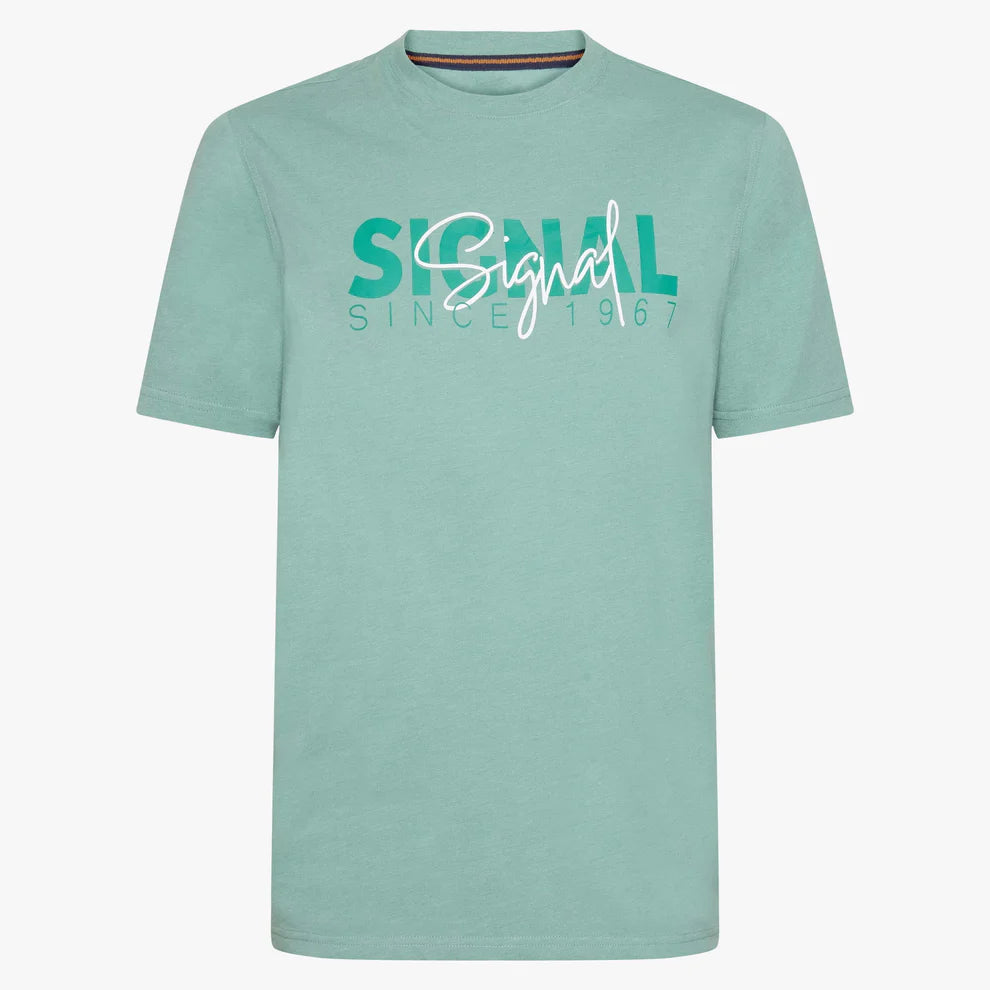 signal-miesten-t-paita-owen-print-tee-vihrea-1