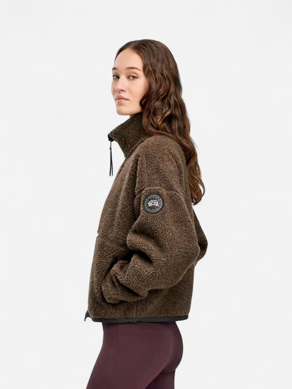 Canada Goose naisten fleecetakki SIMCOE FLEECE JACKET, tummanruskea - Kekäle.fi