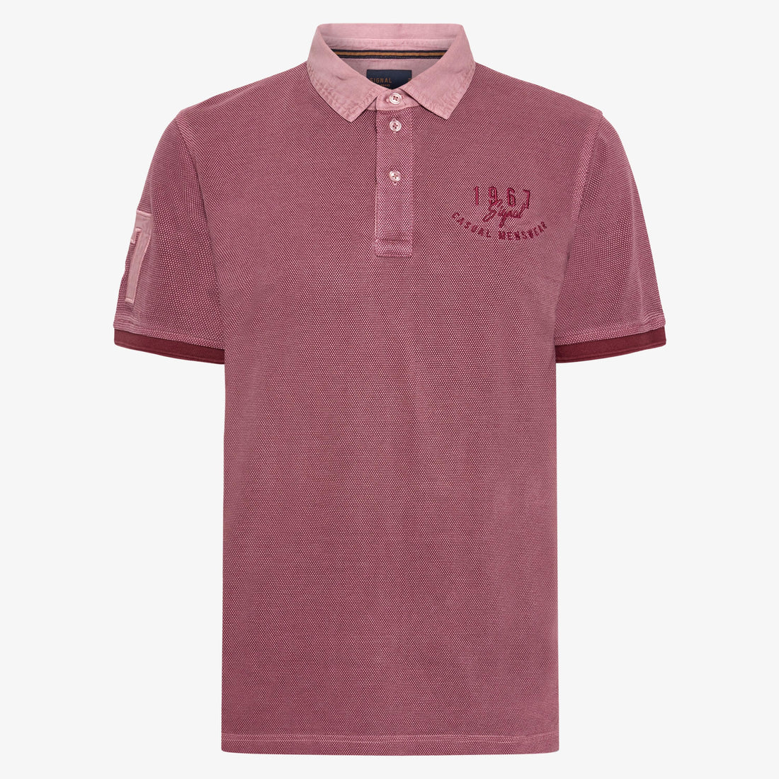 singal-miesten-pikeepaita-oscar-badge-polo-punainen-3