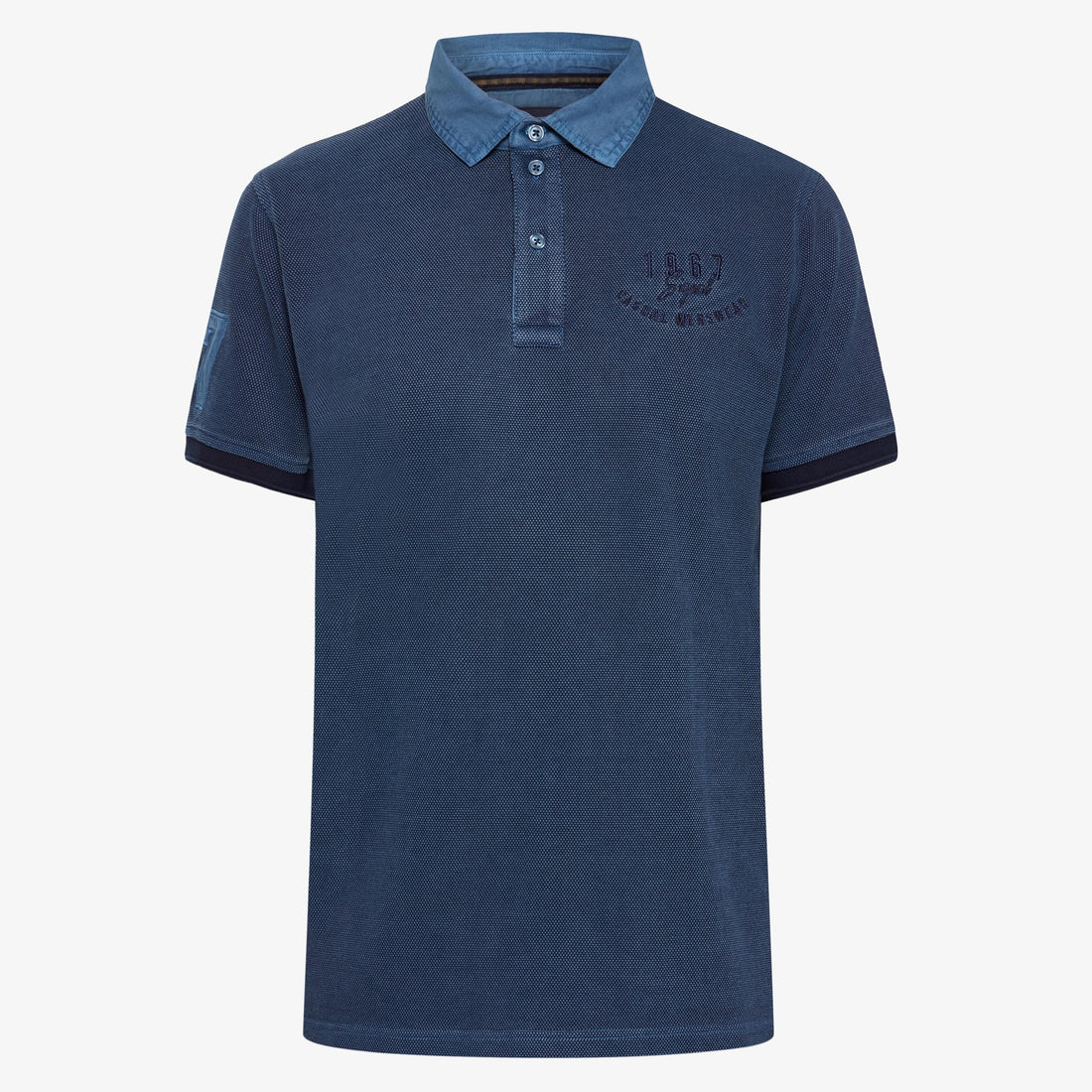 singal-miesten-pikeepaita-oscar-badge-polo-tummansininen-3