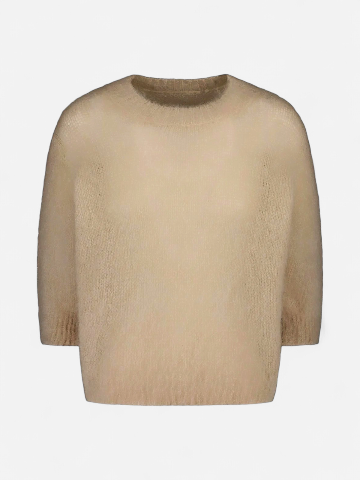 Sinnuu naisten neulepusero Bloom Mohairneule SS, hiekka - Kekäle.fi