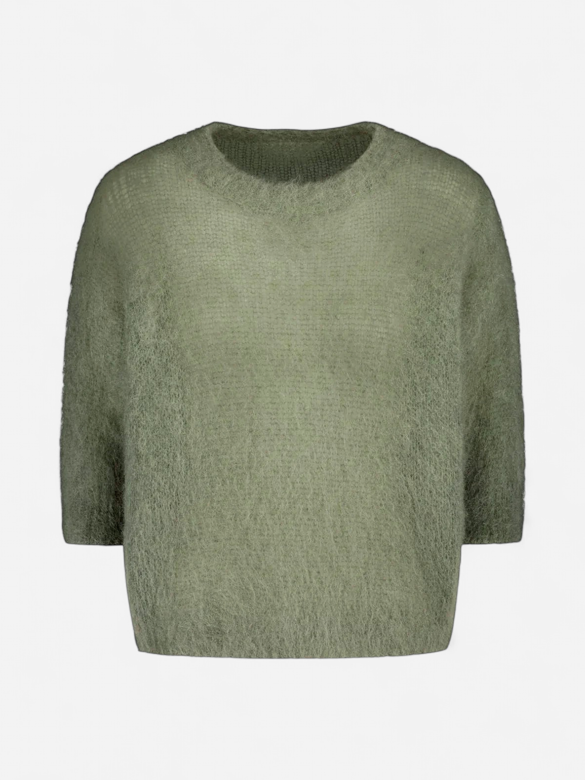 Sinnuu naisten neulepusero Bloom Mohairneule SS, vaaleanvihreä - Kekäle.fi