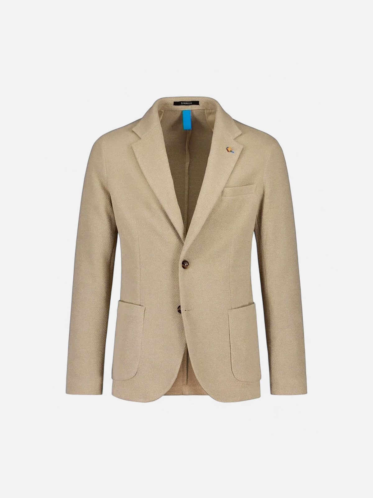 Sinnuu miesten bleiseri, CASUAL JERSEY BLAZER Beige - Kekäle.fi