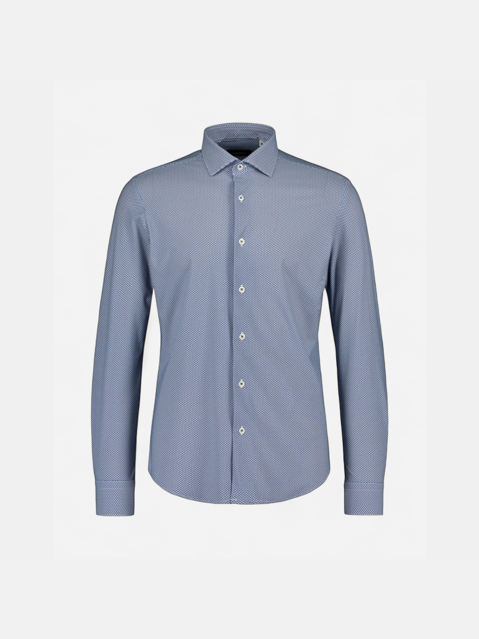 Sinnuu Miesten Kauluspaita, Technical Performance Shirt LS, Sininen Kuosi - Kekäle.fi