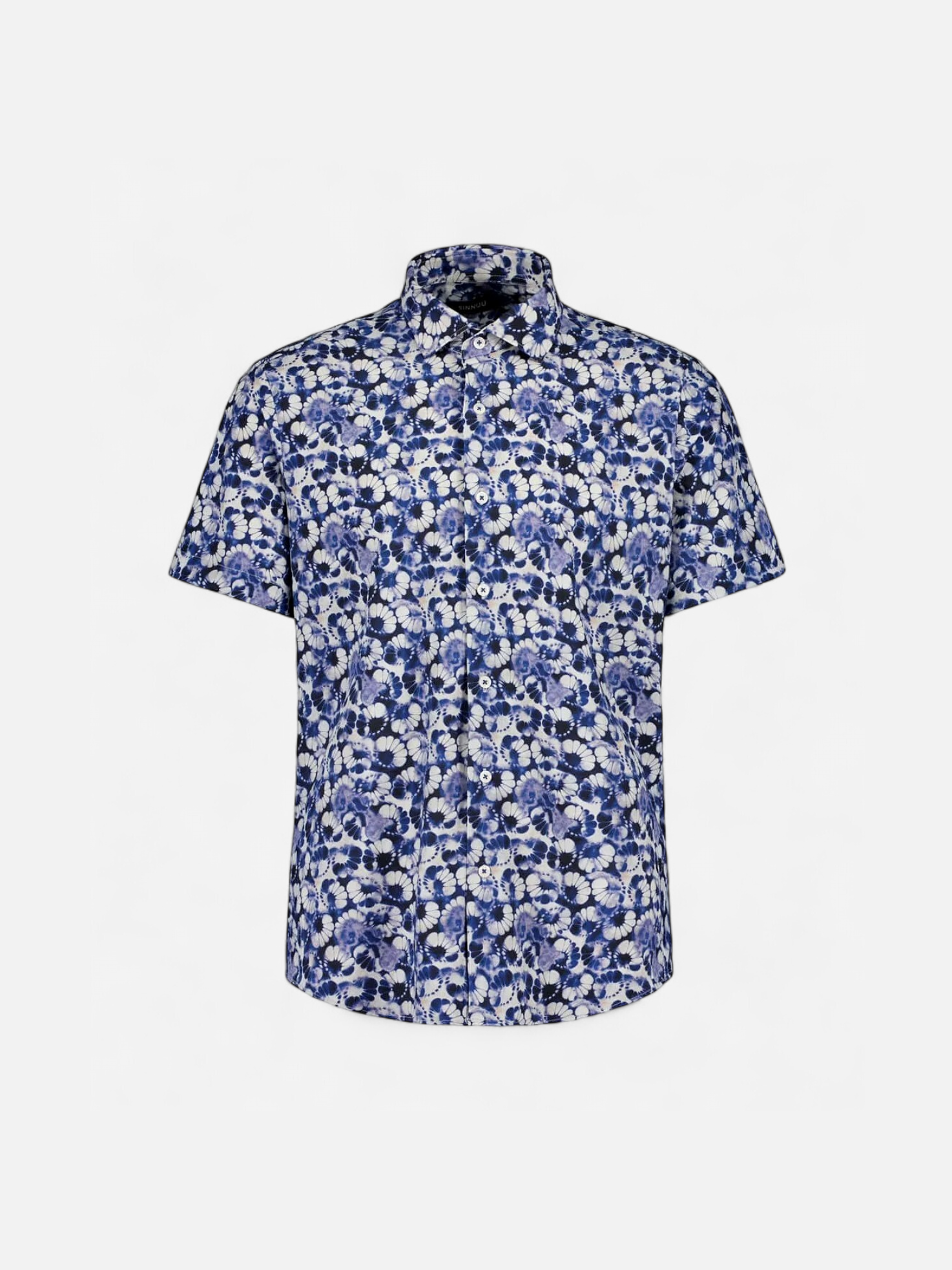 Sinnuu Miesten Kauluspaita, Performance Shirt SS California Sininen Kuosi - Kekäle.fi