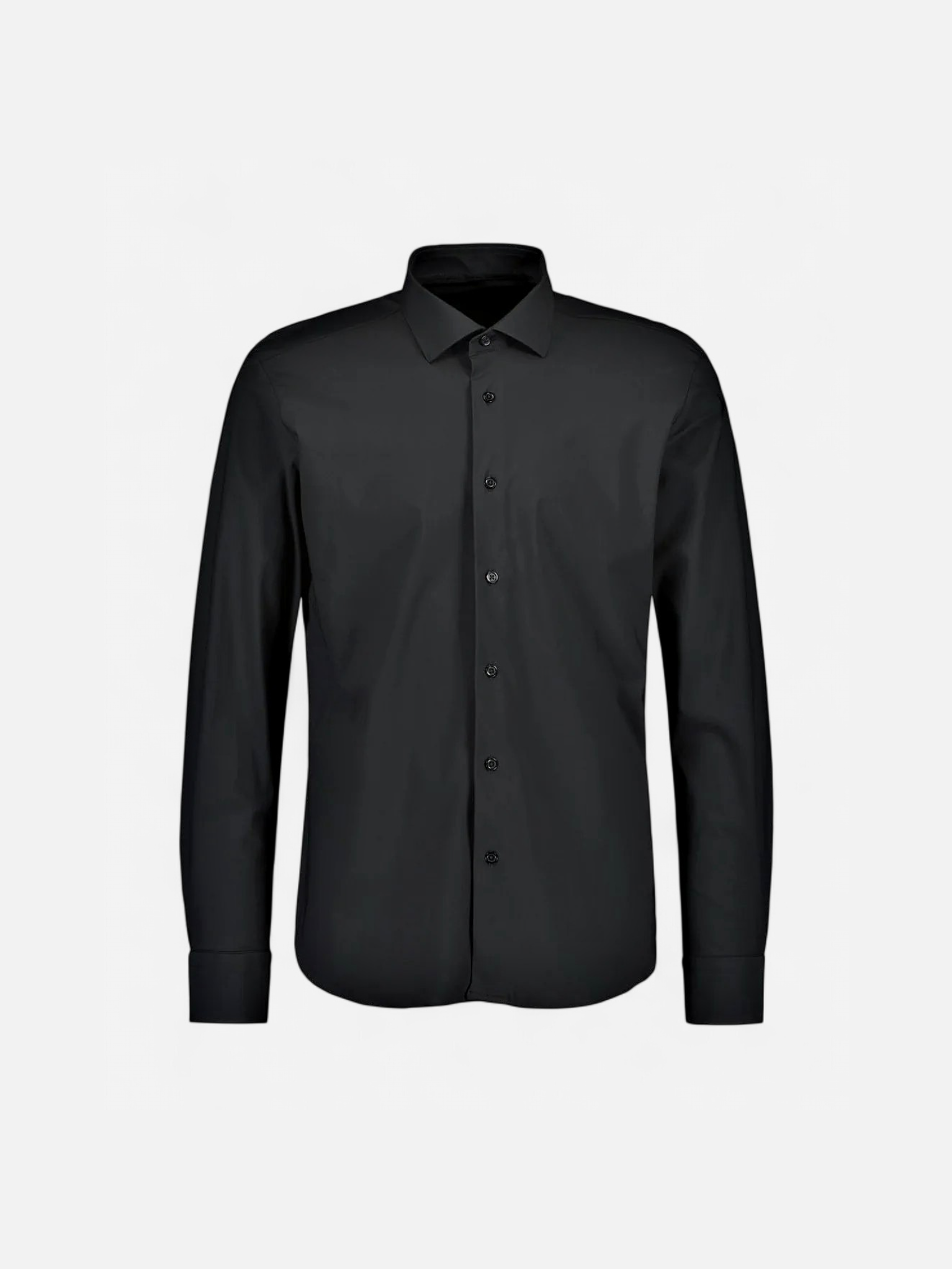 Sinnuu miesten kauluspaita Performance Technical Shirt LS Made in Europe, musta - Kekäle.fi