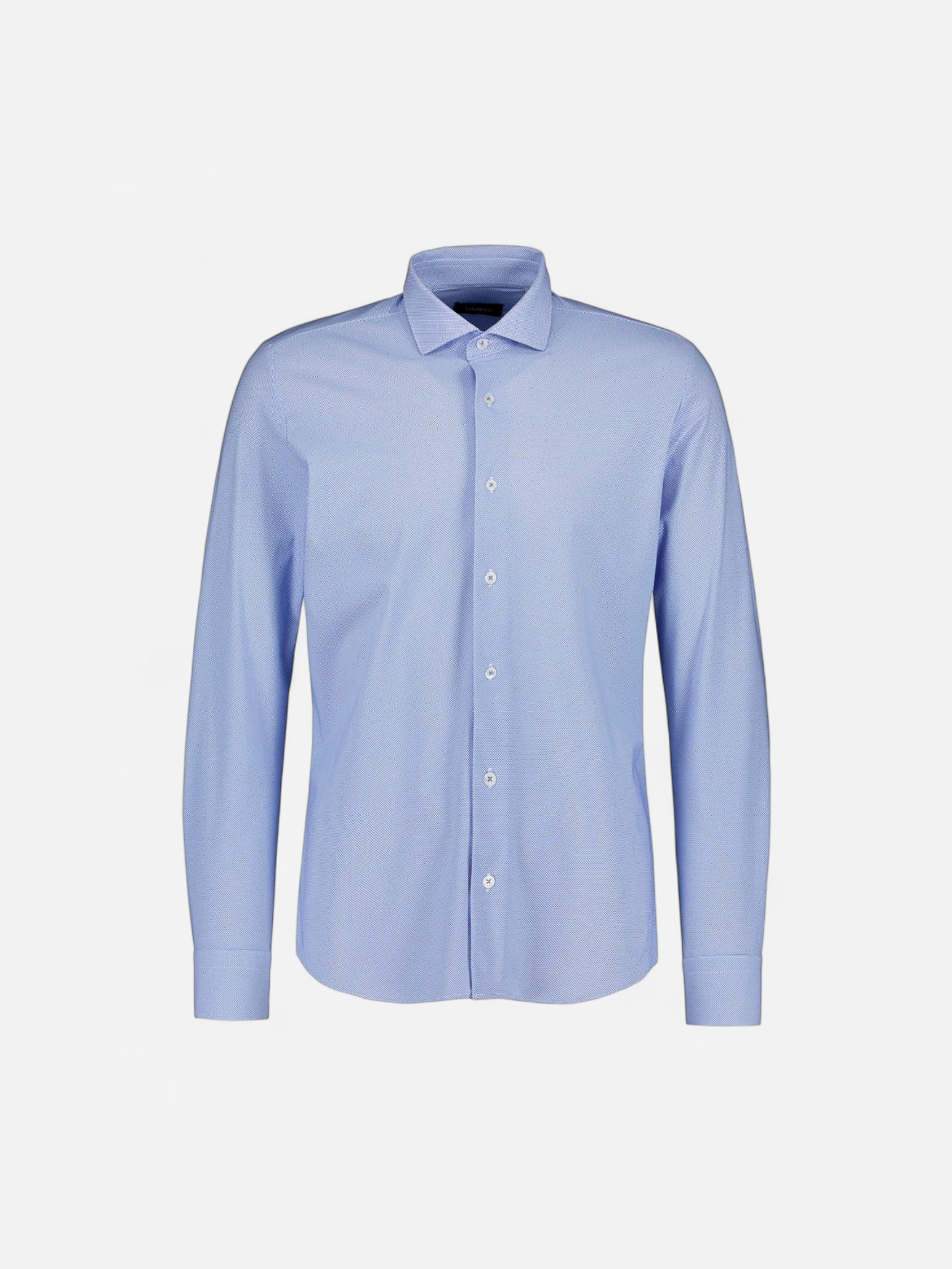 Sinnuu miesten kauluspaita Technical Shirt Structure Made in Europe, sininen kuosi - Kekäle.fi