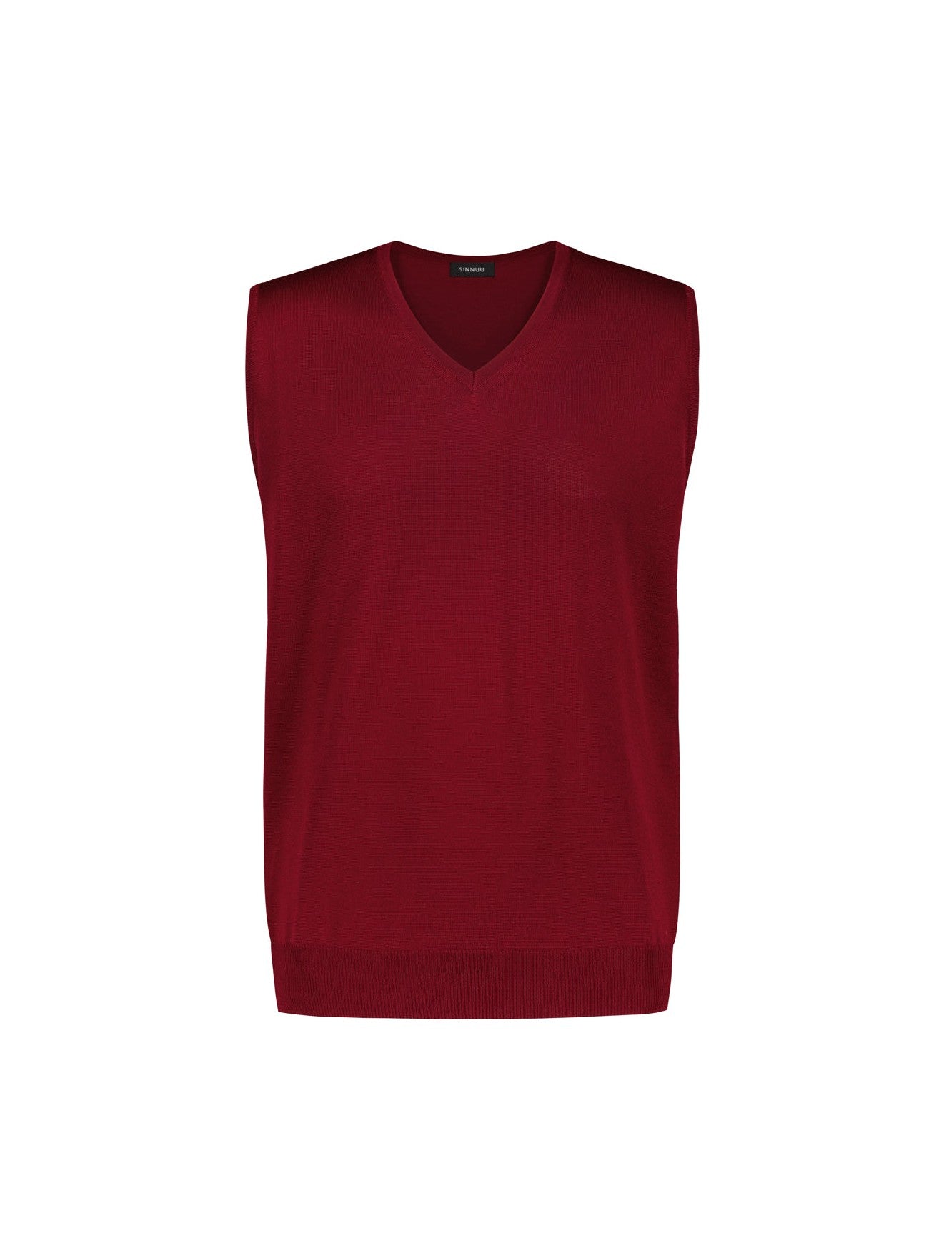 sinnuu-miesten-neuleliivi-merino-vest-v-neck-viininpunainen-1