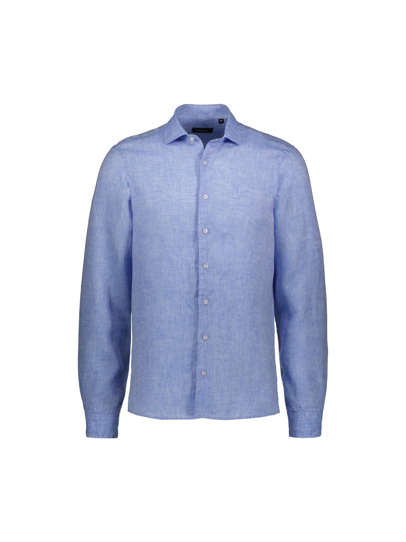 sinnuu-miesten-pellavapaita-sinnuu-100-linen-shirt-keskisininen-1