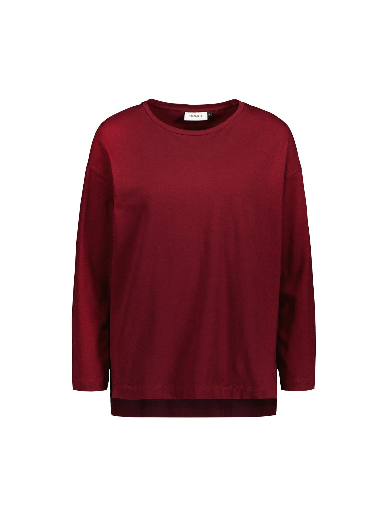 sinnuu-naisten-paita-sinnuu-overshirt-t-shirt-ls-viininpunainen-1