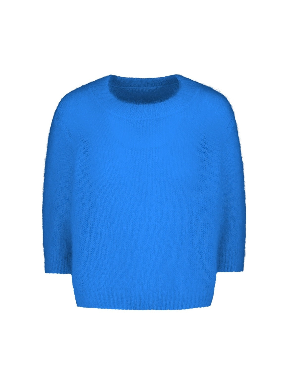 Sinnuu naisten neulepusero Bloom Mohairneule SS, sininen